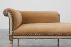 Neo-classical style chaise longue, France ca. 1990