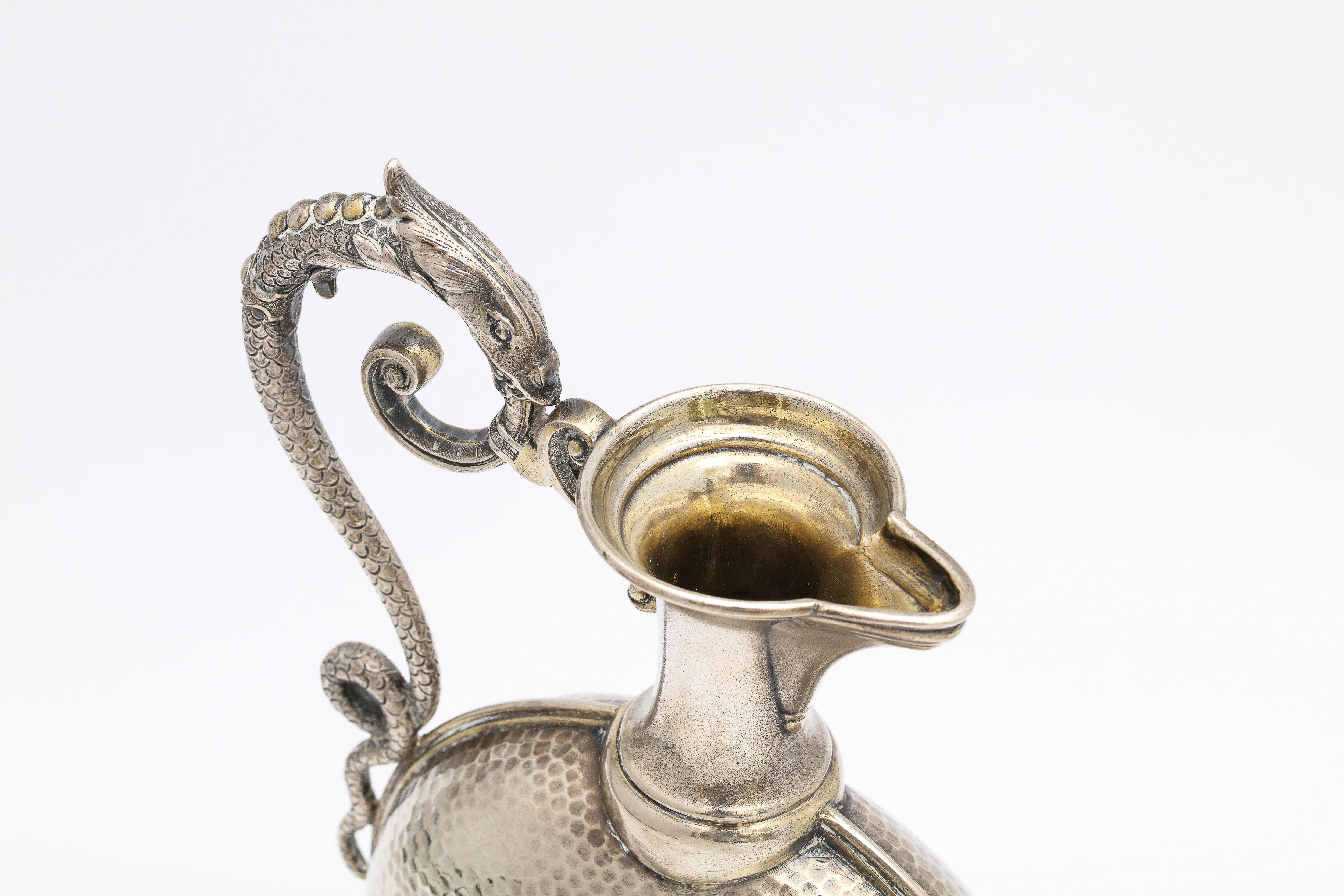Neoclassical Style Continental Silver '.800' Ewer/Pitcher For Sale 8