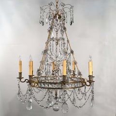 Neoclassical Style Gilt Bronze Baltic Chandelier