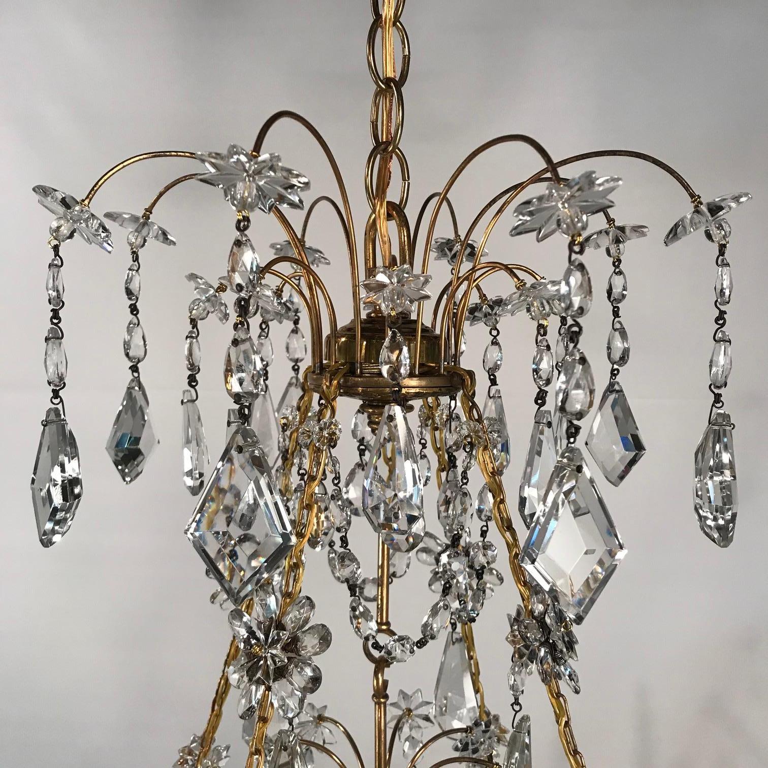 Neoclassical Style Gilt Bronze Baltic Chandelier For Sale 3