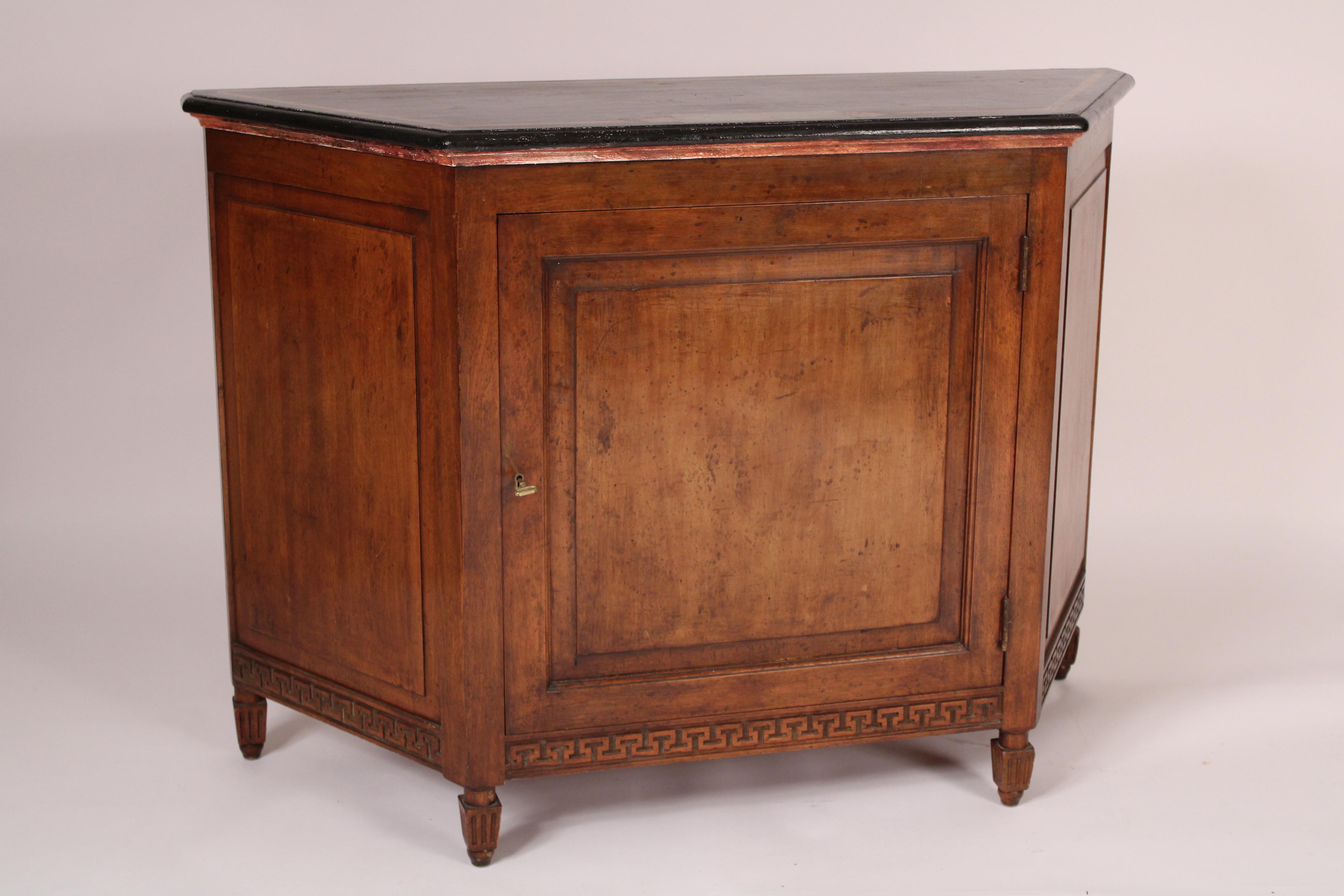Neoclassical Neo Classical Style Mahogany Cabinet  For Sale