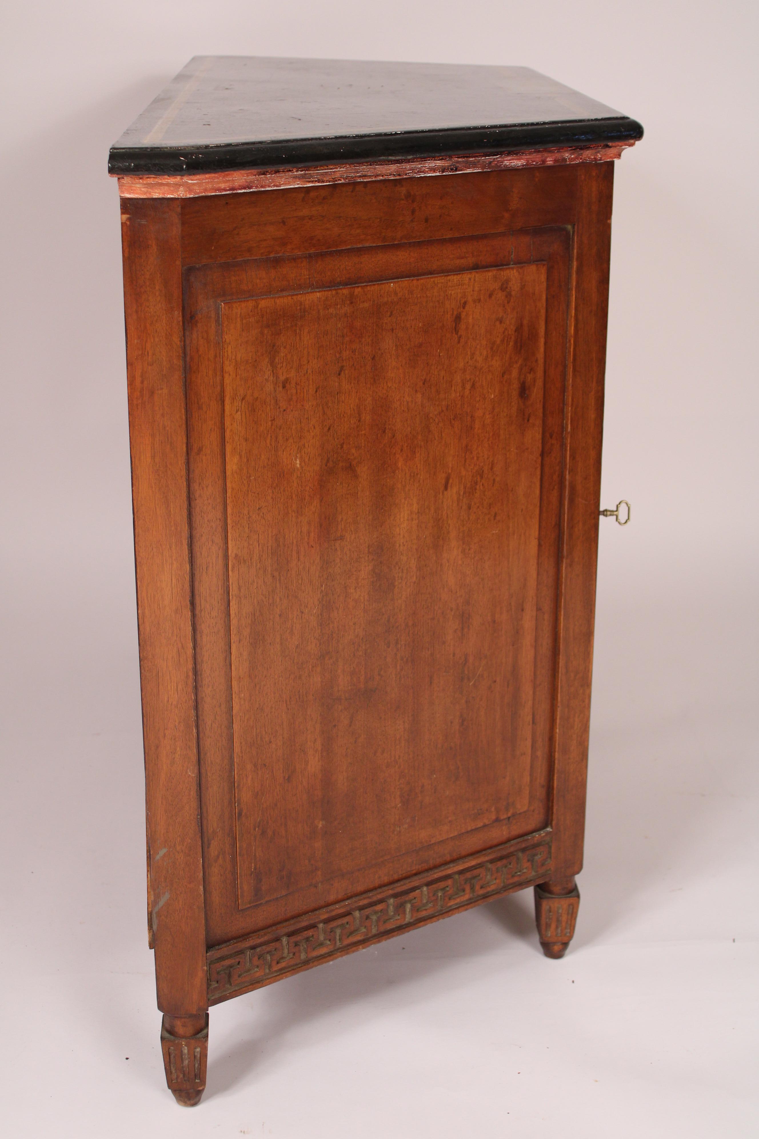 Neo Classical Style Mahogany Cabinet  In Good Condition In Laguna Beach, CA