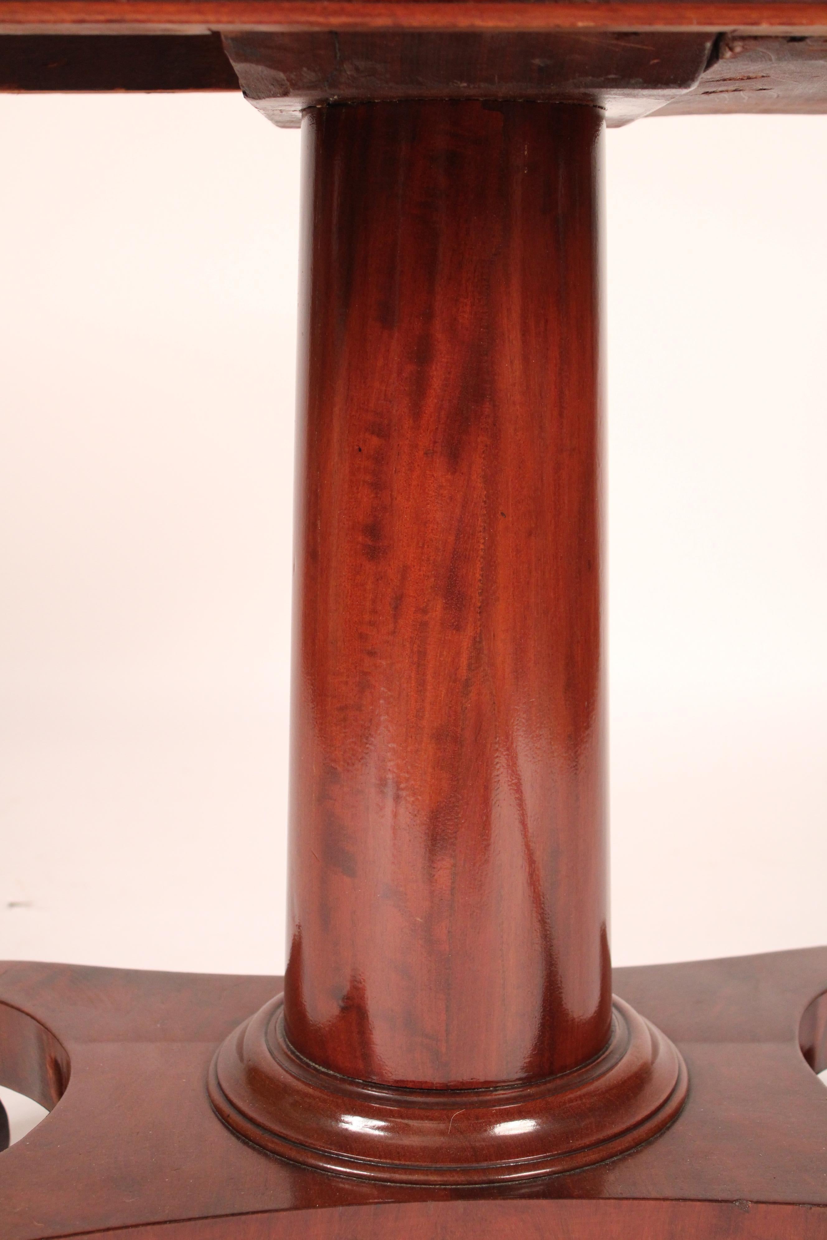 Neo Classical Style Mahogany Games Table For Sale 5