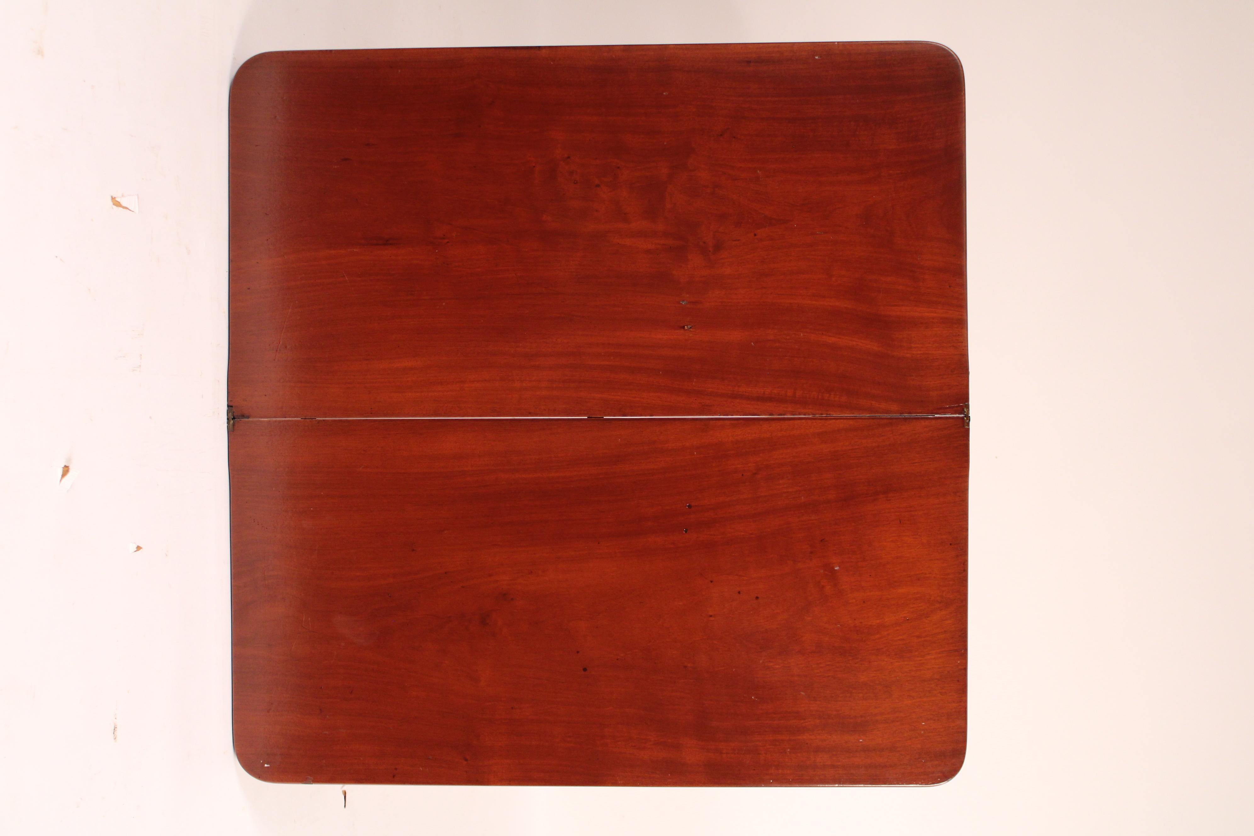 Neo Classical Style Mahogany Games Table For Sale 1