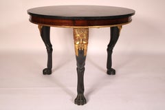 Neo Classical Style Marble Top Center Table