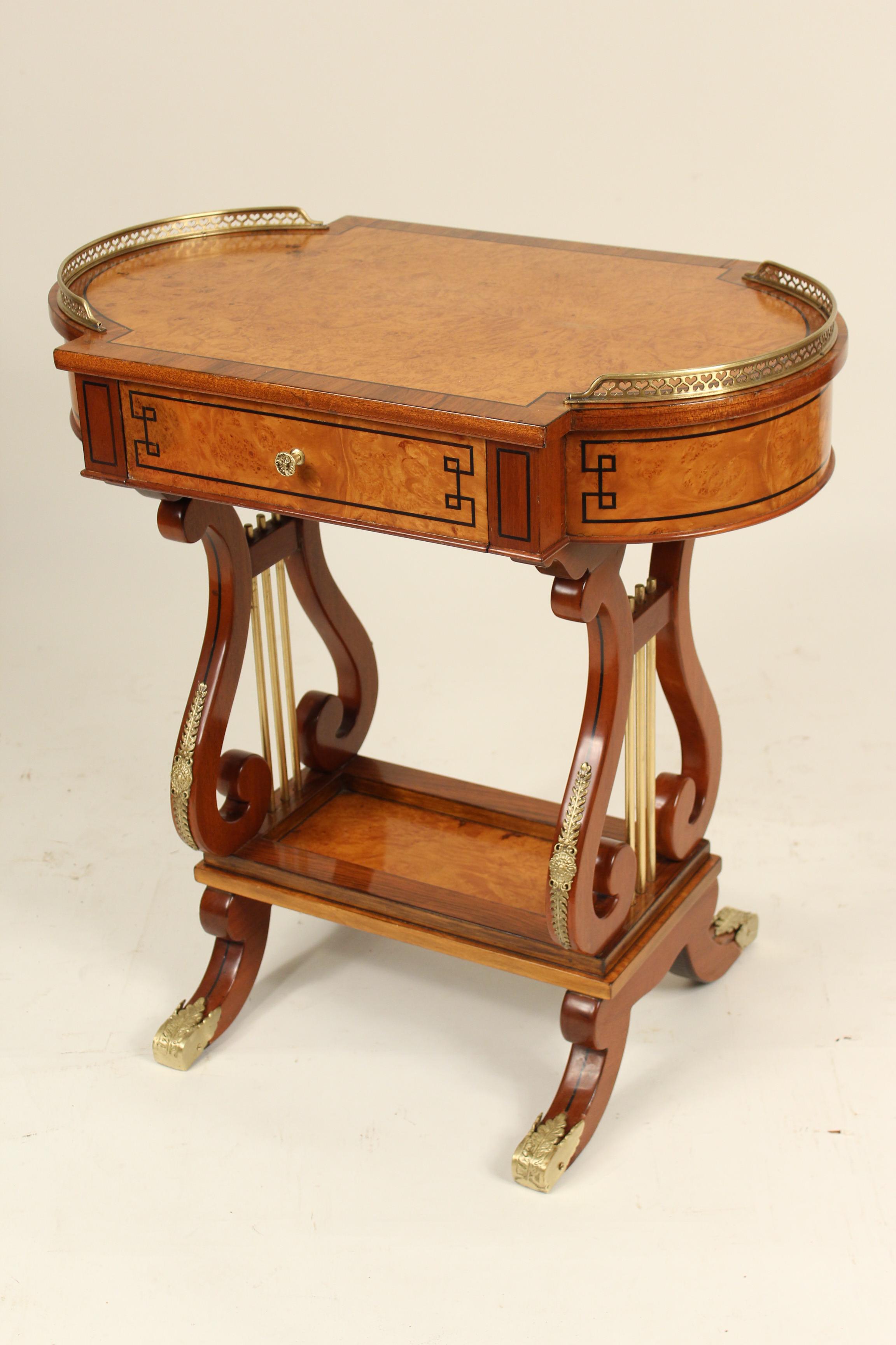 European Neoclassical Style Occasional Table