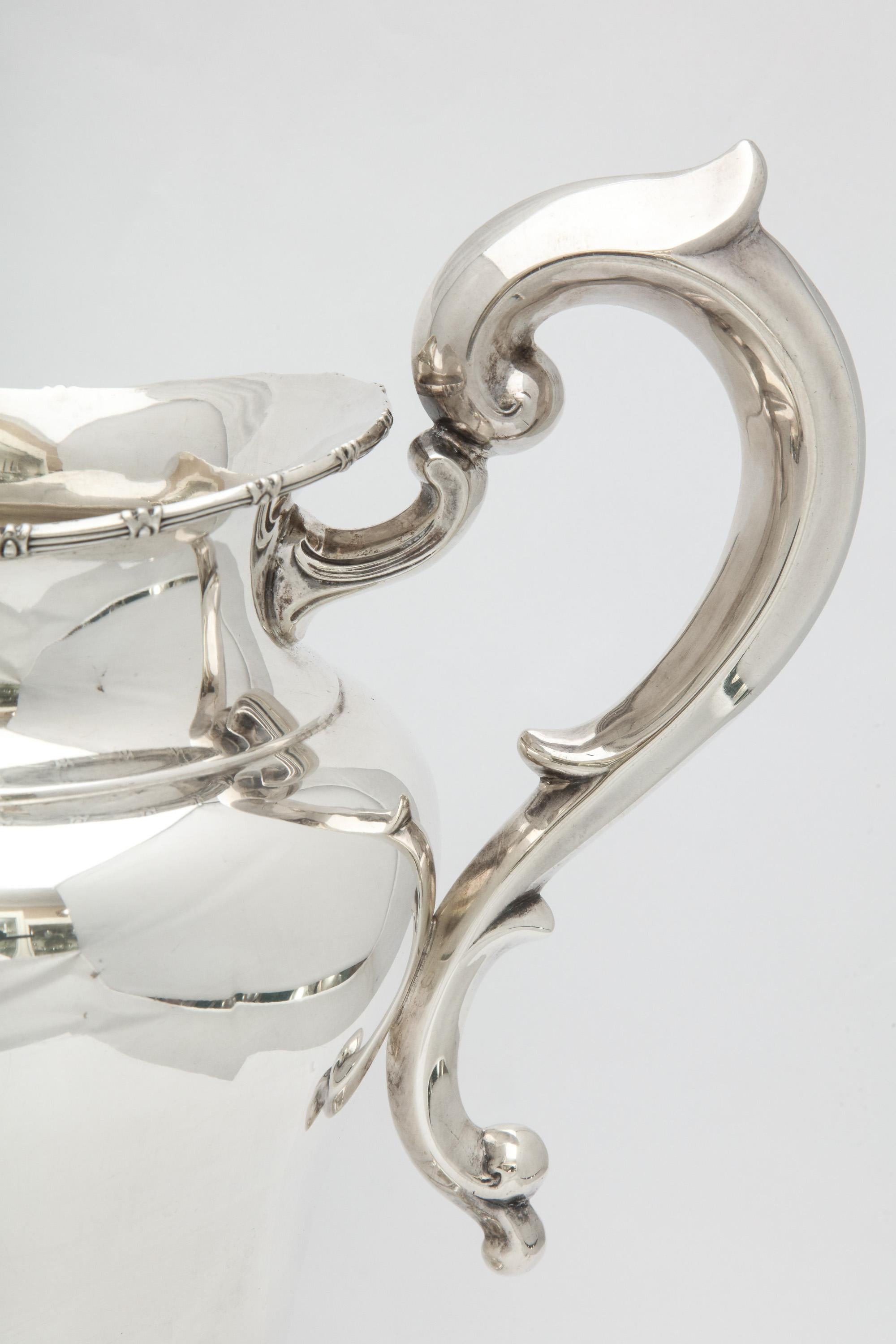 Neoclassical-Style Sterling Silver Water Pitcher 1