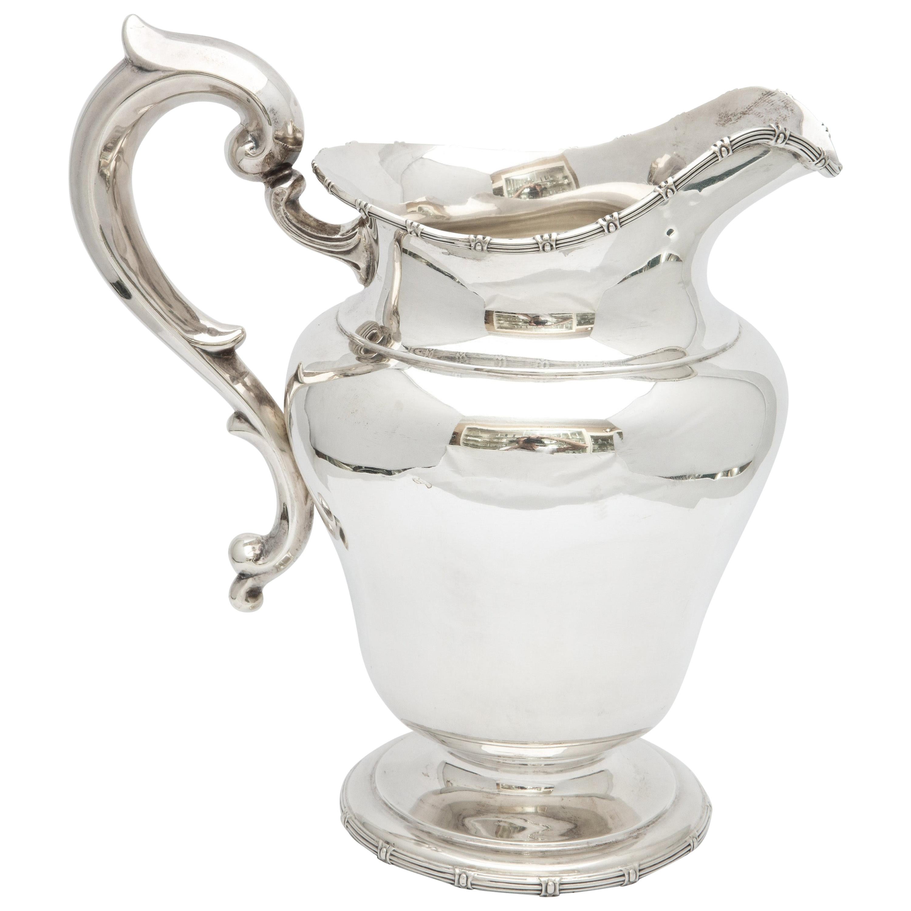 Neoclassical-Style Sterling Silver Water Pitcher