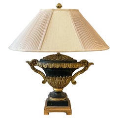 Neo-Classical Style Table Lamp By Chelsea House With Silk Shade