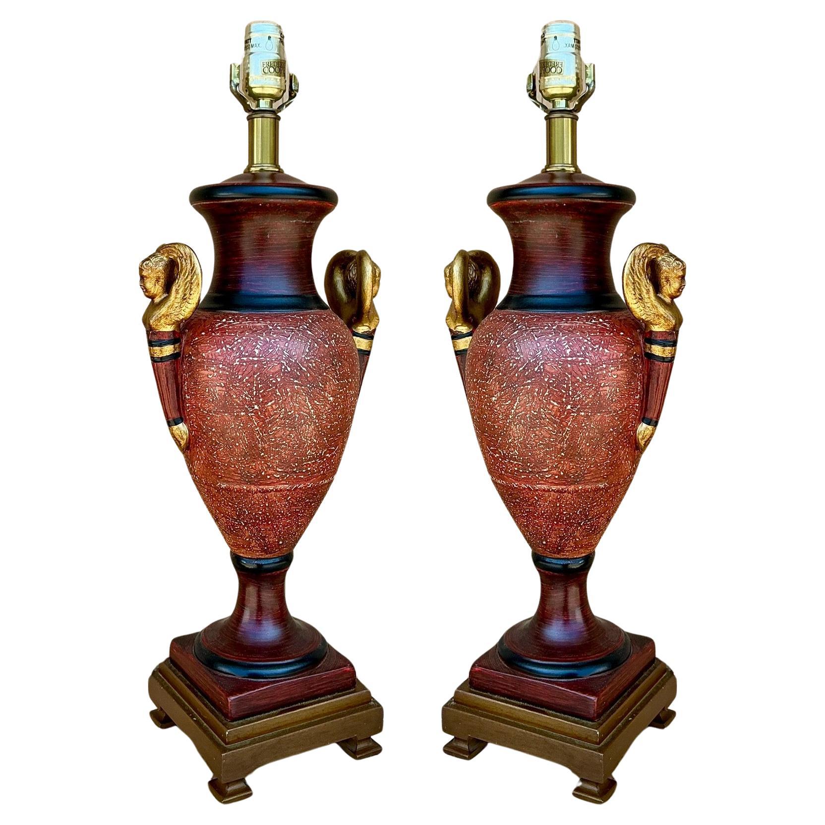 Tischlampen im neoklassischen Stil von Frederick Cooper, Paar