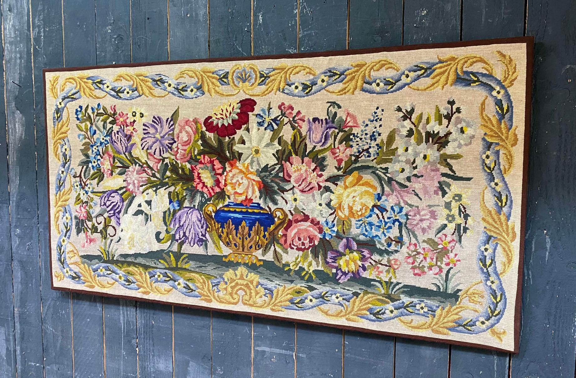 French neo-classical tapestry circa 1950 For Sale