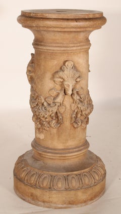 Socle en terre cuite de style néoclassique