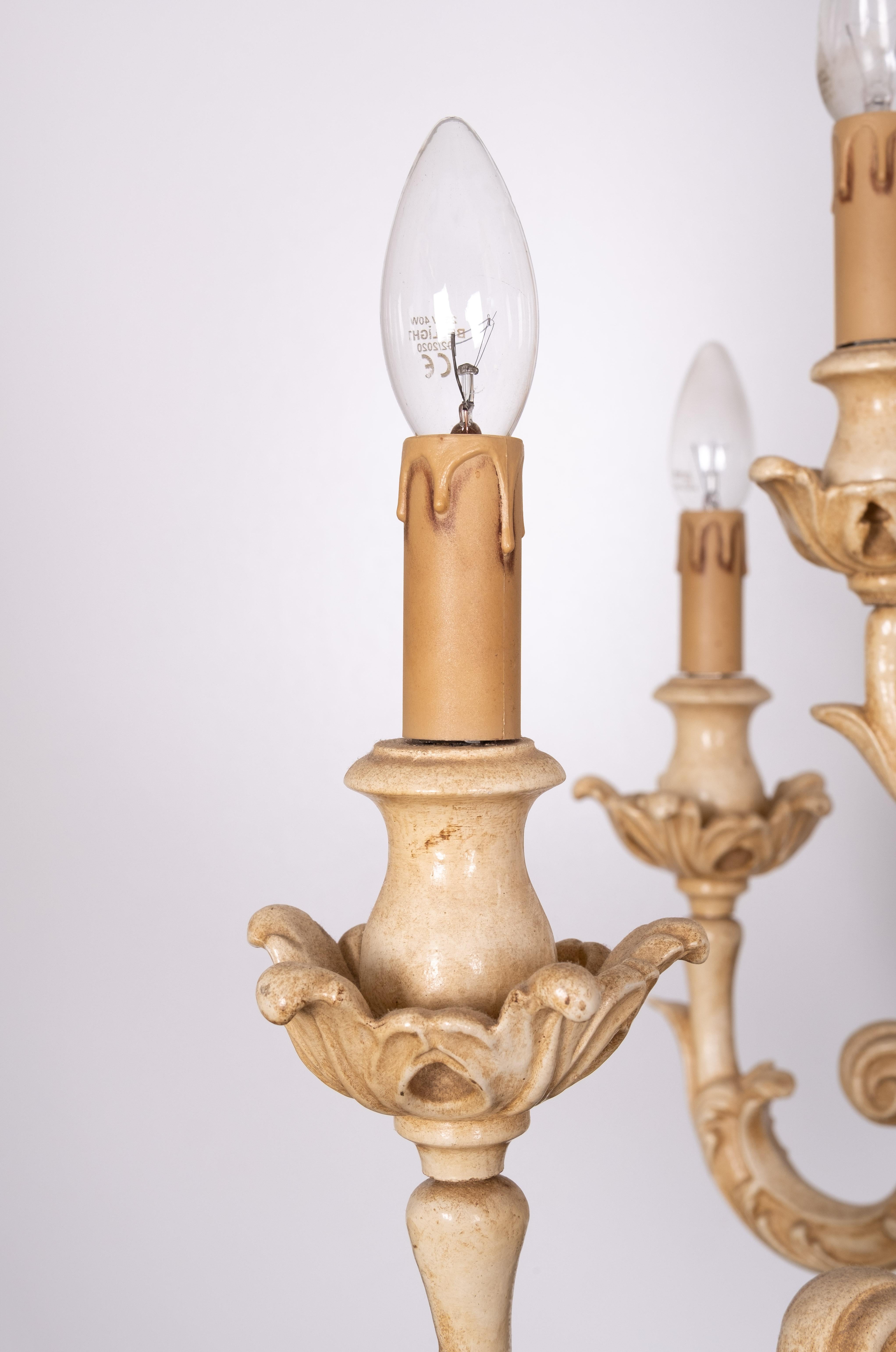 Italiano Lampadario in legno neo-classico  Estro Fiorentino srl    Firenze in vendita