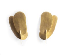Neo Earrings in 14K Gold Plated Sterling Silver by Alejandra Campos Taylor