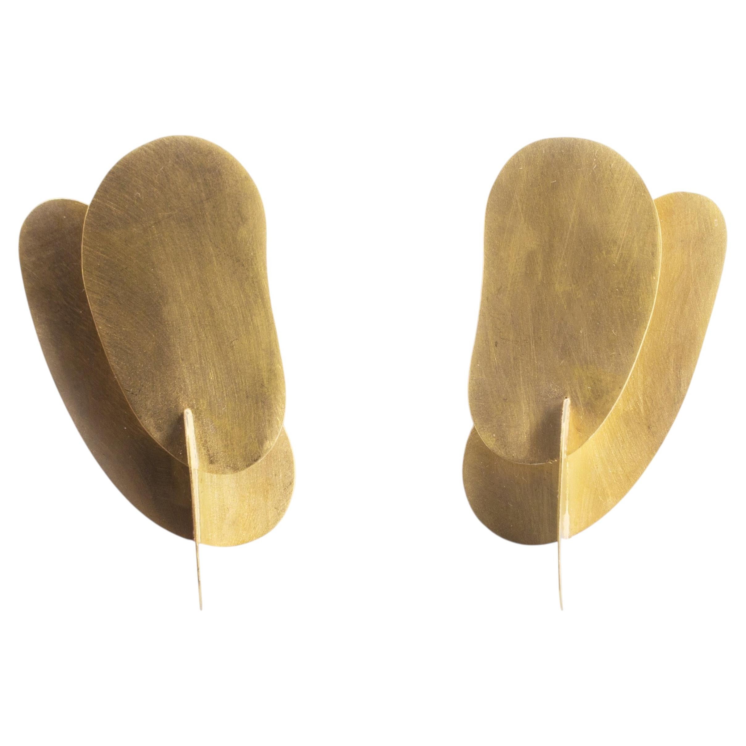 Boucles d'oreilles Neo en argent sterling plaqué or 14K par Alejandra Campos Taylor