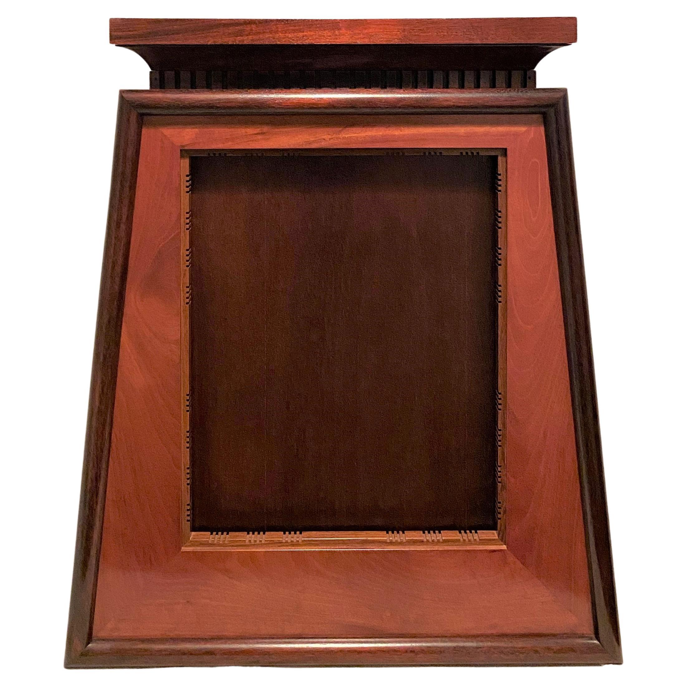 Neo Egyptian Two Tone Solid Mahogany & Rosewood Picture / Mirror Frames For Sale