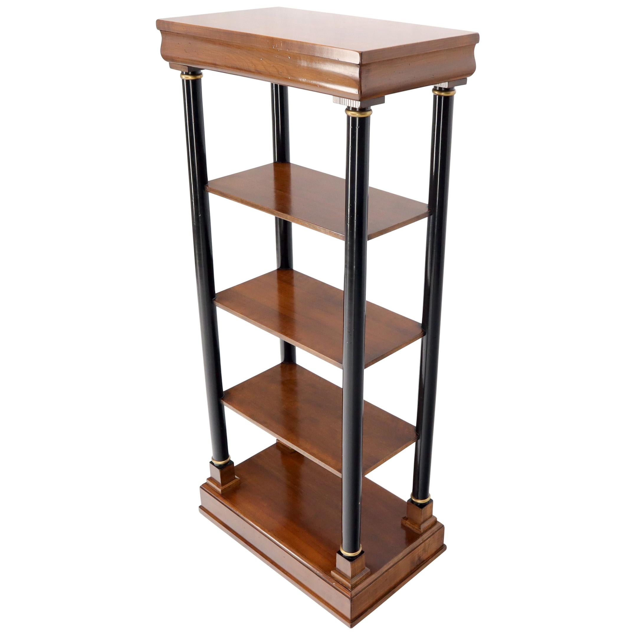 Neo-Empire 5-Tier Tall Entry Hall Shelf Bookcase with One Drawer Storage For Sale