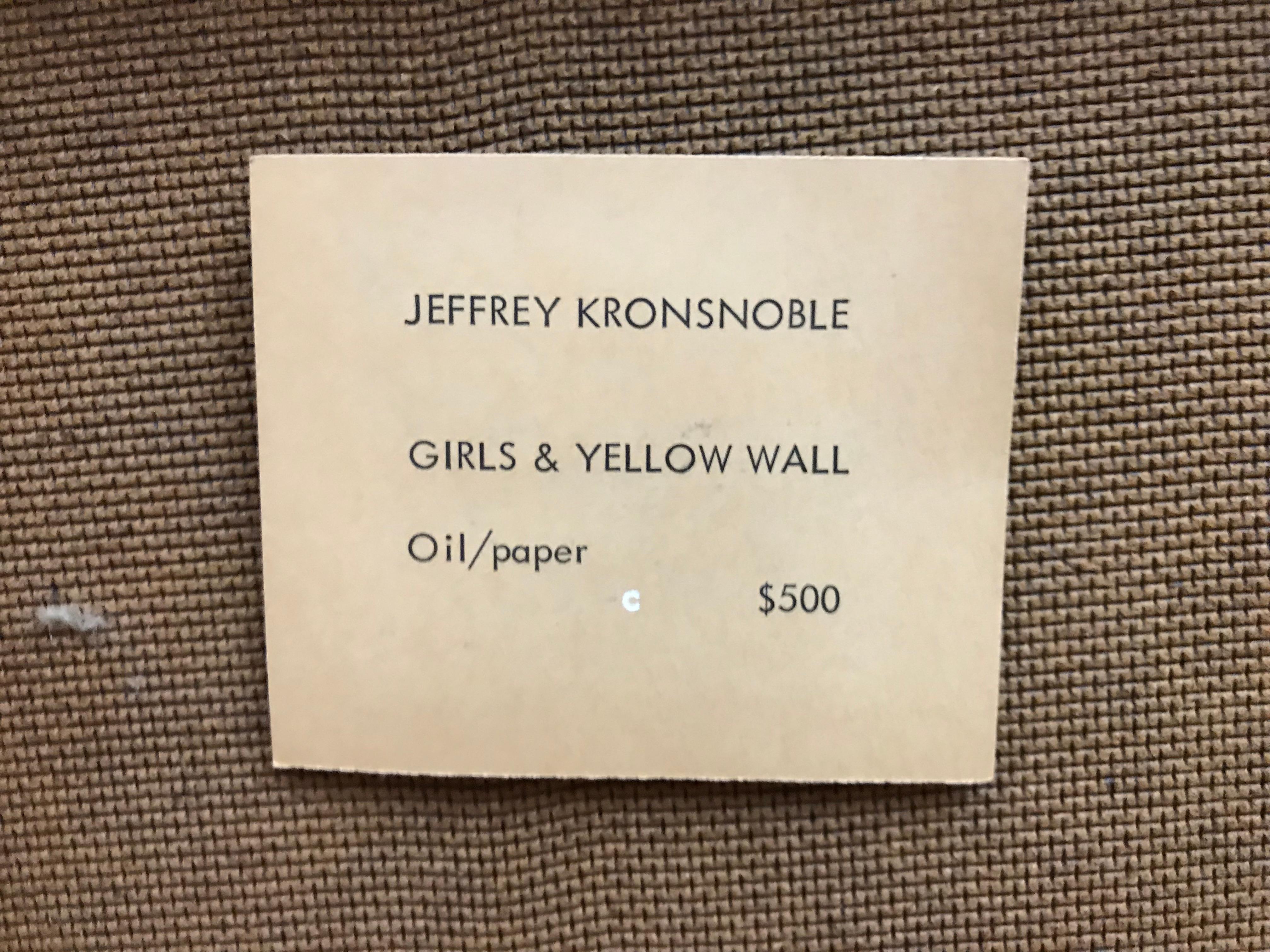 Mid Century Modern Neo-Expressionist Diptych Paintings Jeffrey Kronsnoble, 1970 5