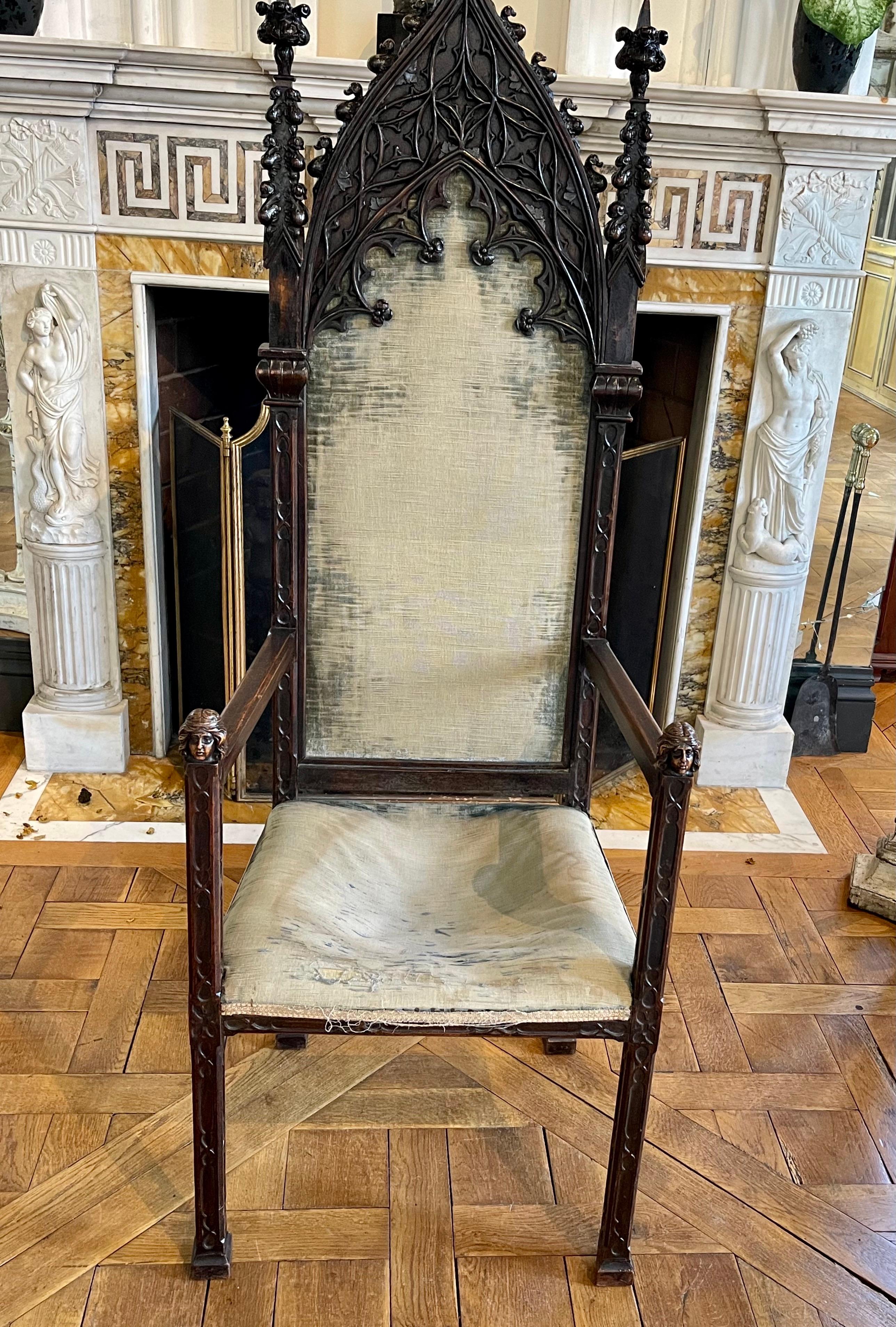 Neo-Gothic Arm Chair  2