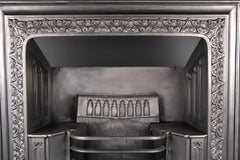 Neo Gothic Cast Iron Register Grate by Carron of Falkirk, Scotland