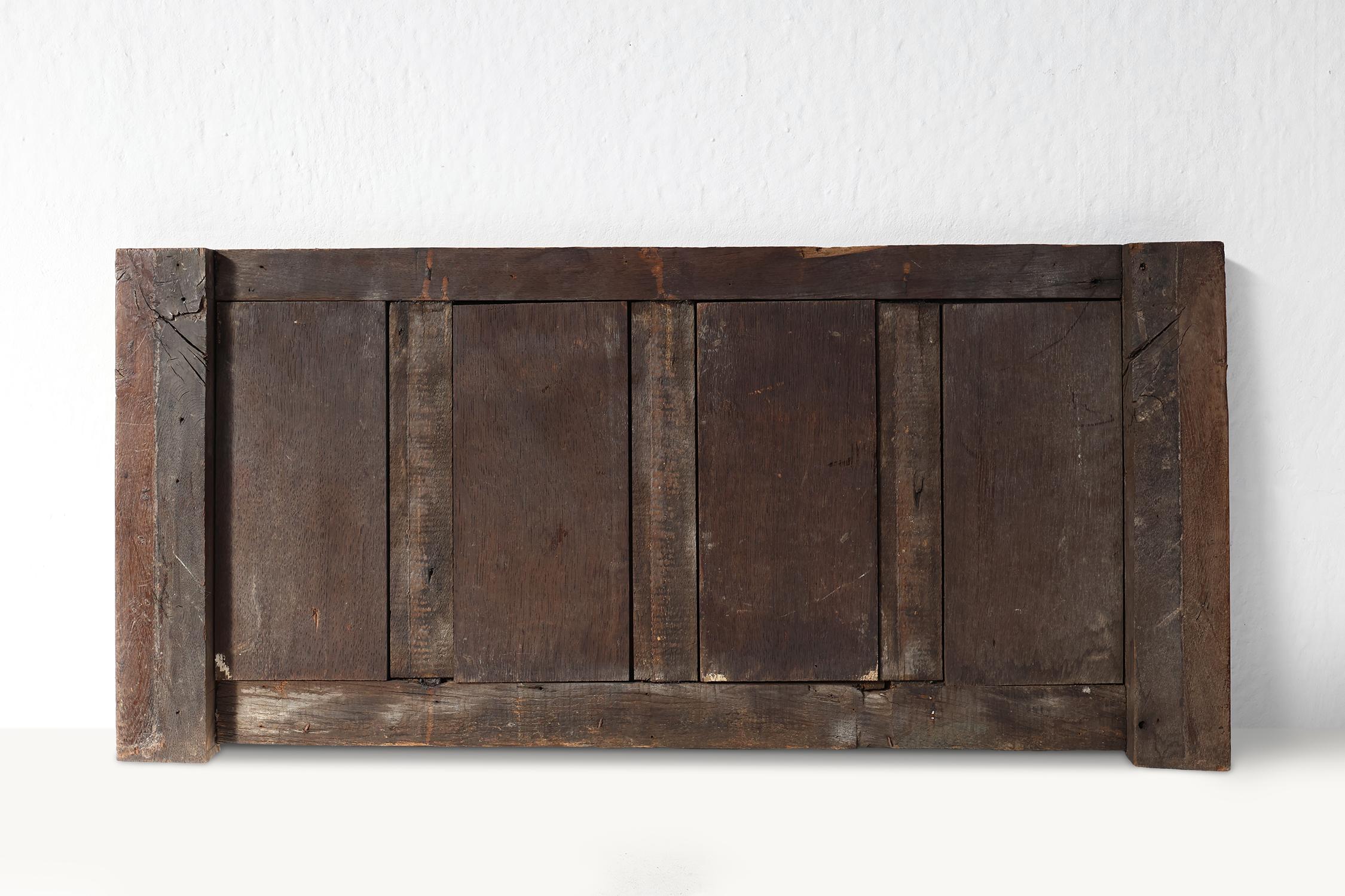 Neogotische flämische handgeschnitzte Tafel aus massiver Eiche, ca. 1850 im Angebot 2