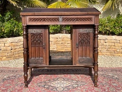 Neo-Gothic Oak Lectern, 19th Century