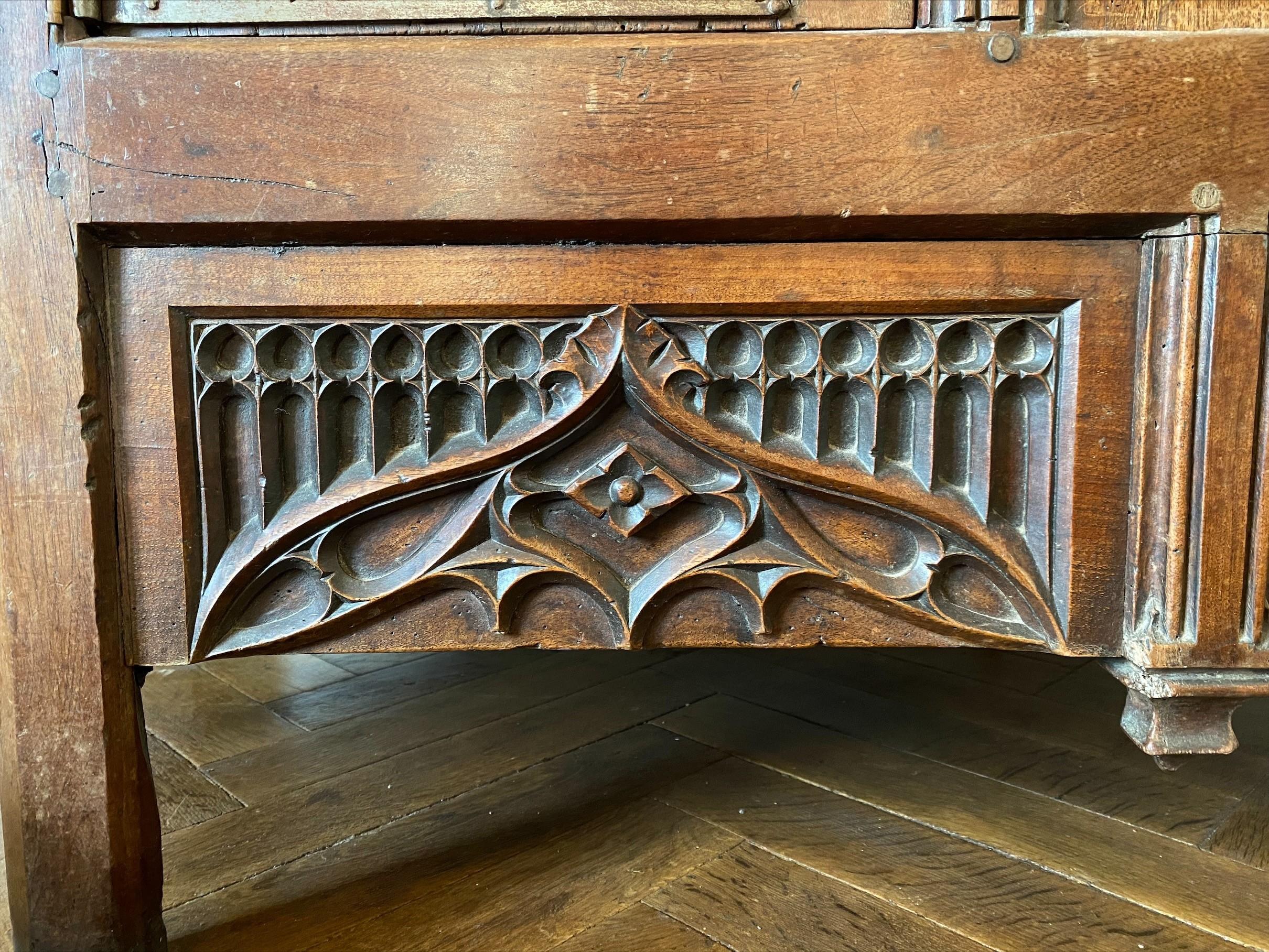 Gothic Revival Neo-Gothic Sideboard 19th Century