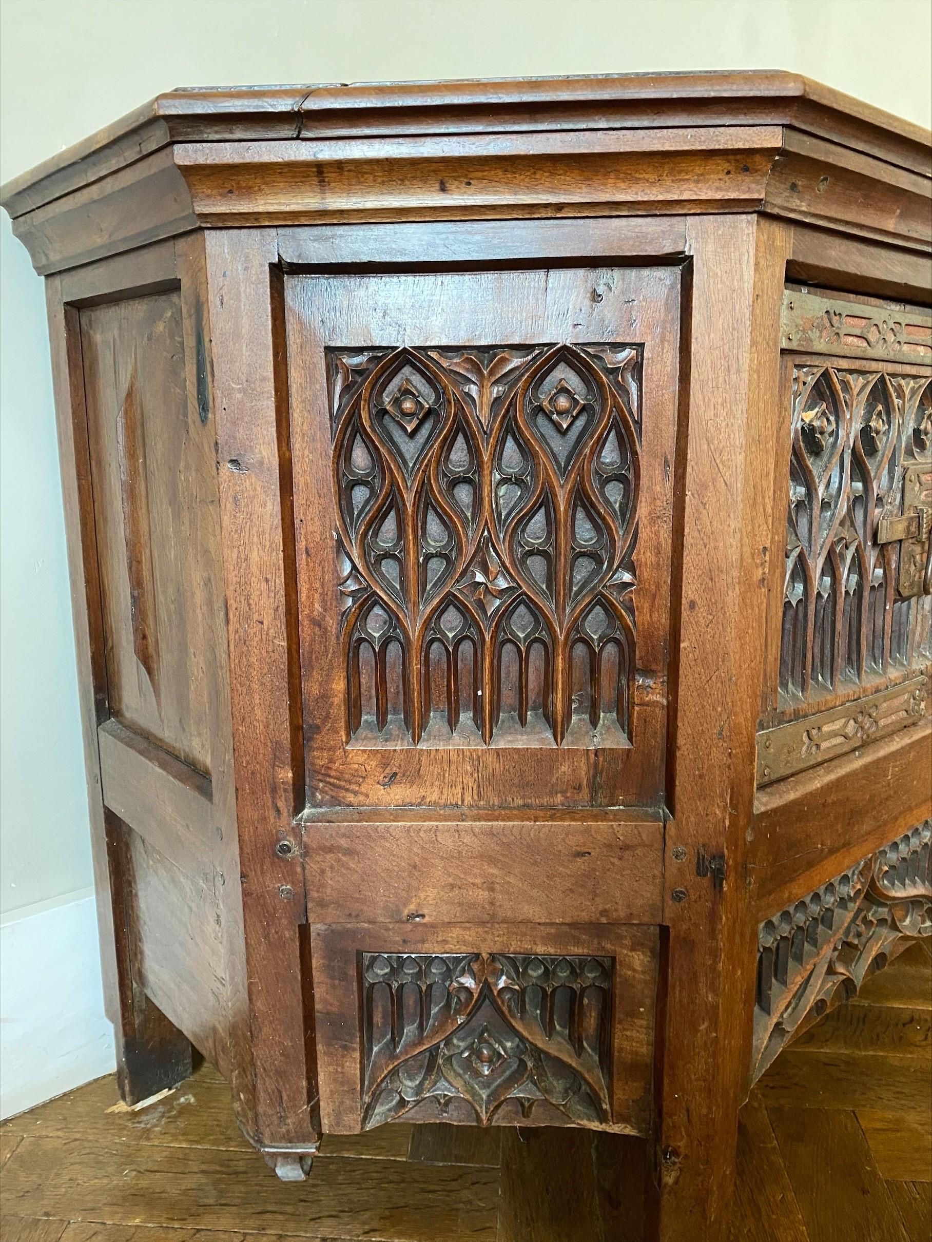 Neo-Gothic Sideboard 19th Century 1