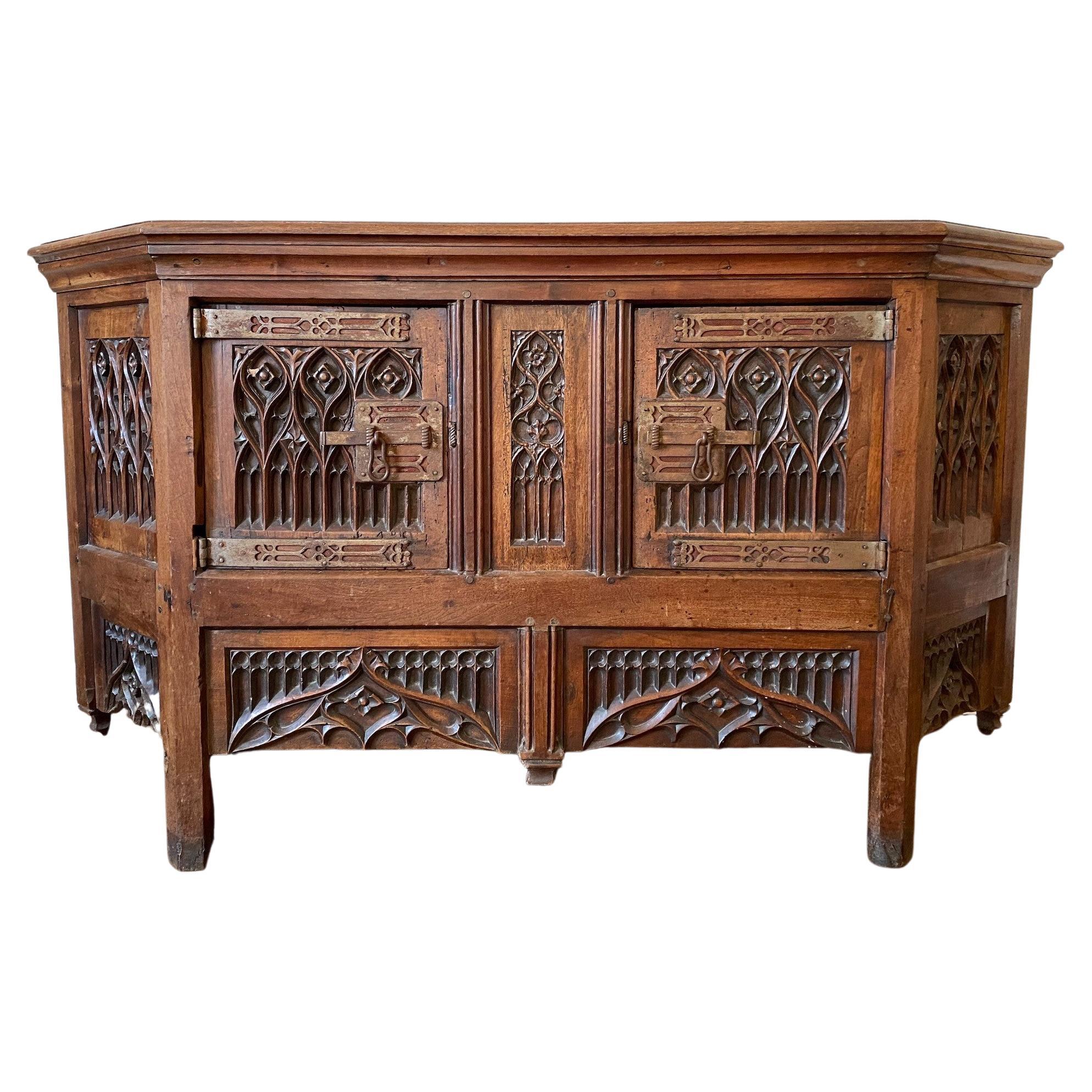 Neo-Gothic Sideboard 19th Century