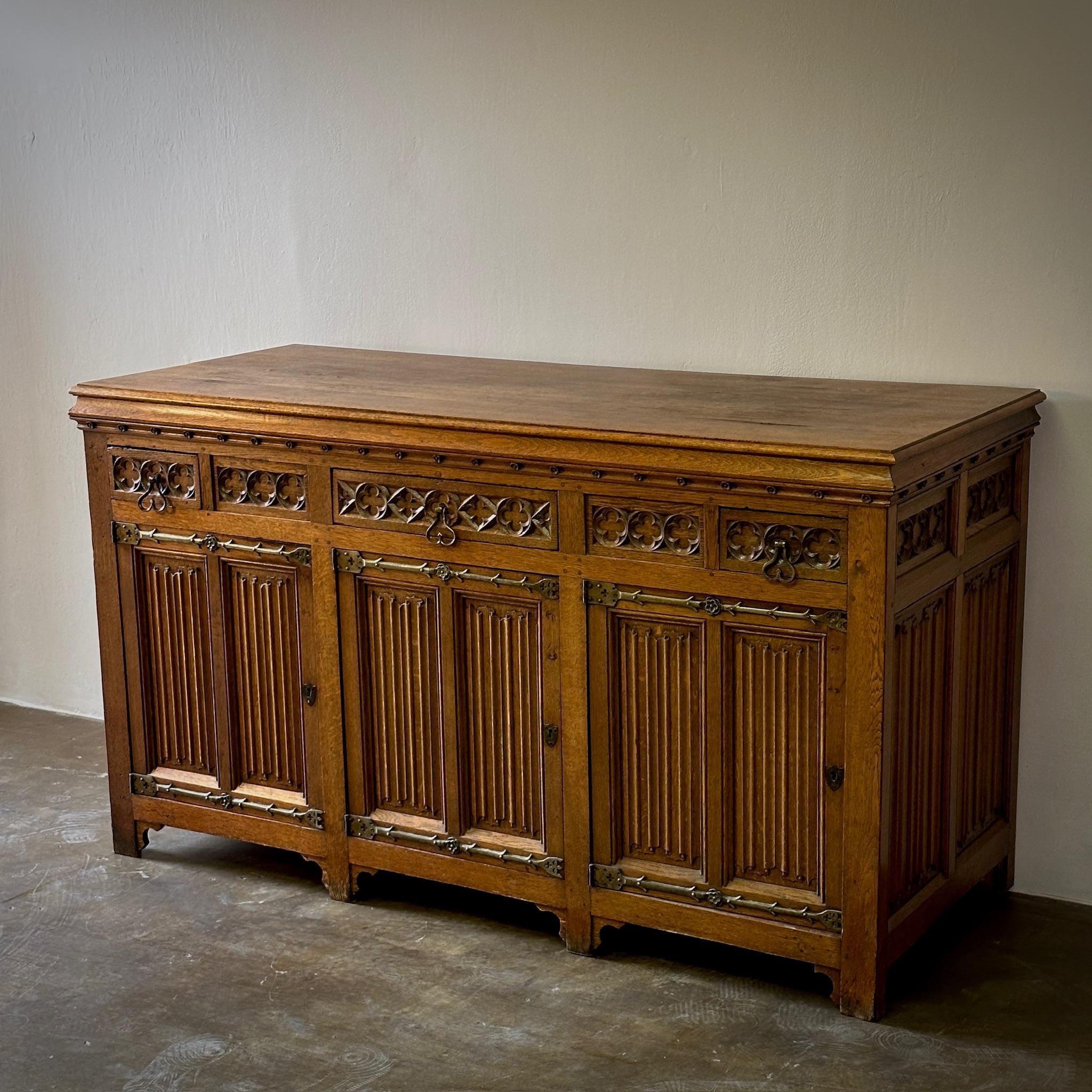 Iron Neo Gothic Sideboard For Sale
