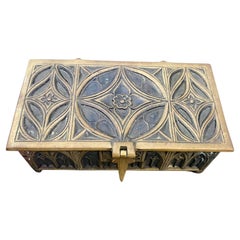 Neo Gothic Style Bronze Box, circa 1900