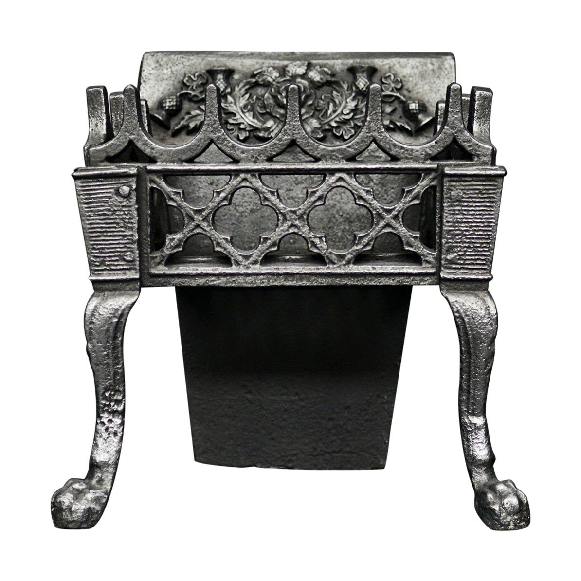 Neo-Gothic Style Firegrate For Sale