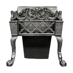 Antique Neo-Gothic Style Firegrate