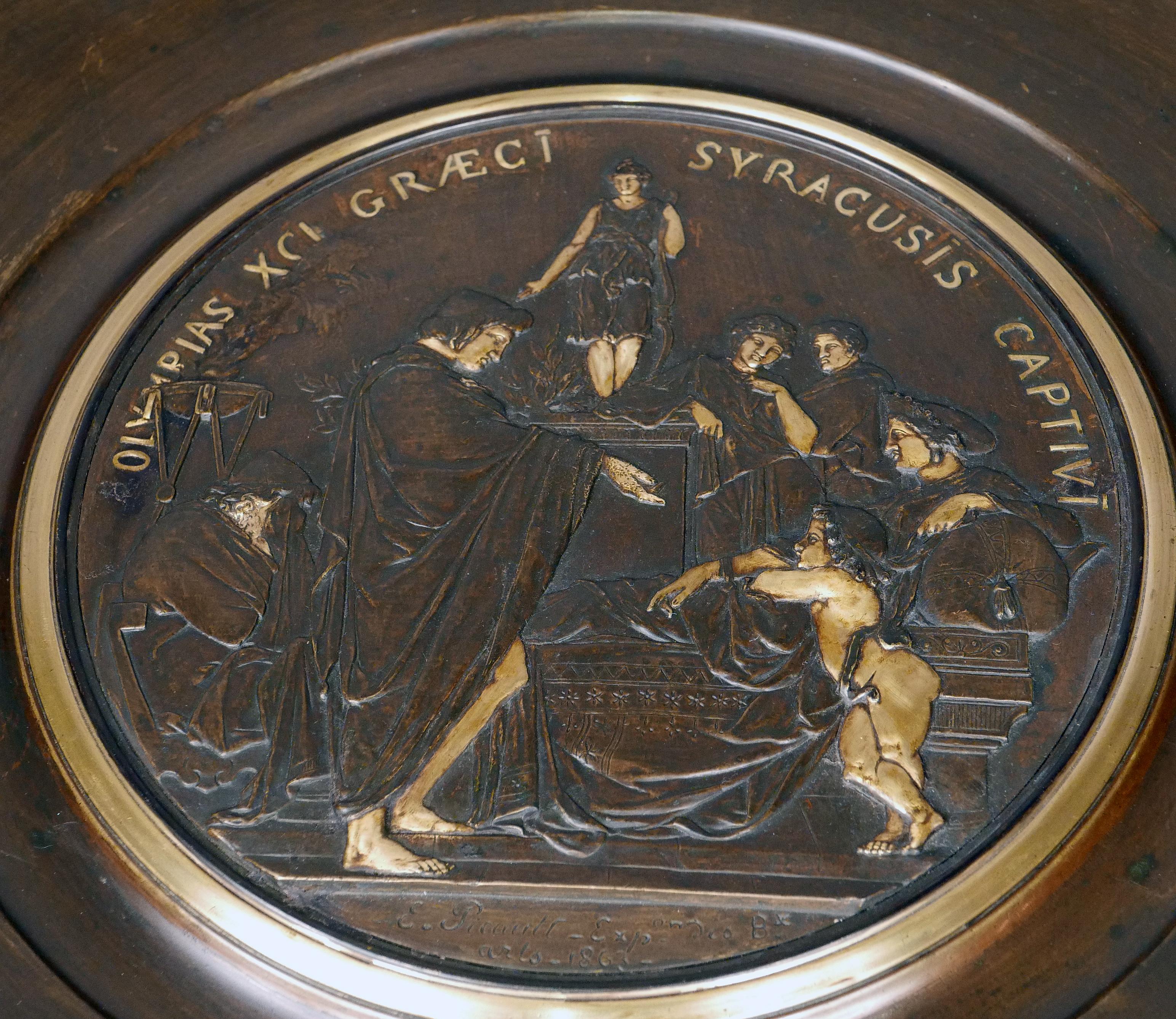 Neo-Greek Guéridon by E. Picault, France, 1863 In condizioni buone in vendita a PARIS, FR