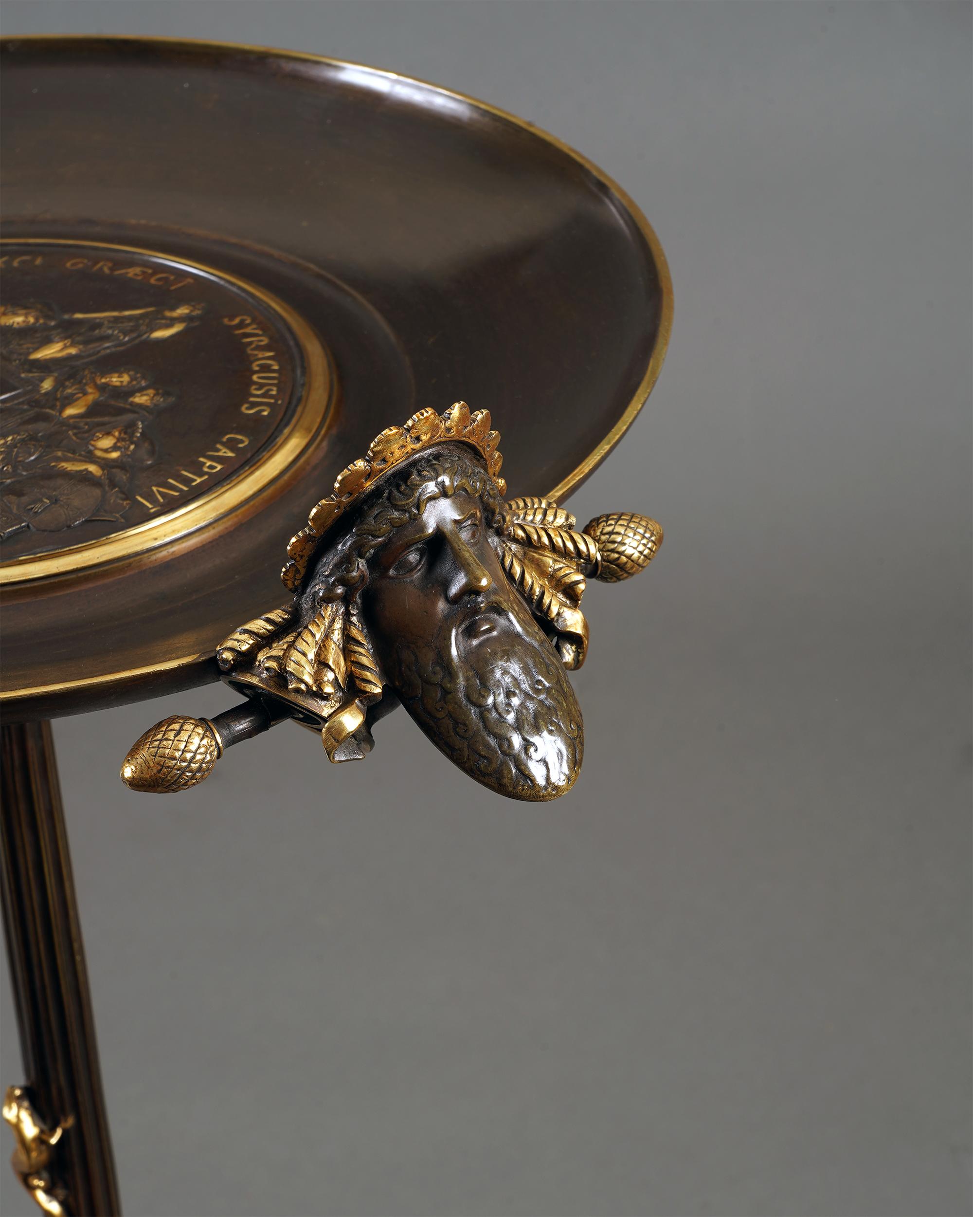 Neo-griechischer Guridon von E. Picault, Frankreich, 1863 im Zustand „Gut“ im Angebot in PARIS, FR