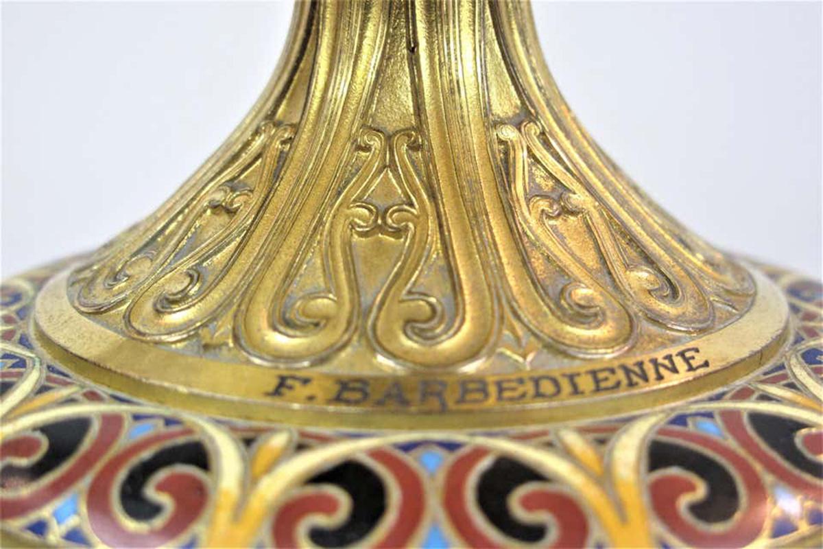 French Neo-Greek Style Cup by Ferdinand Barbedienne and Louis-Constant Sévin For Sale