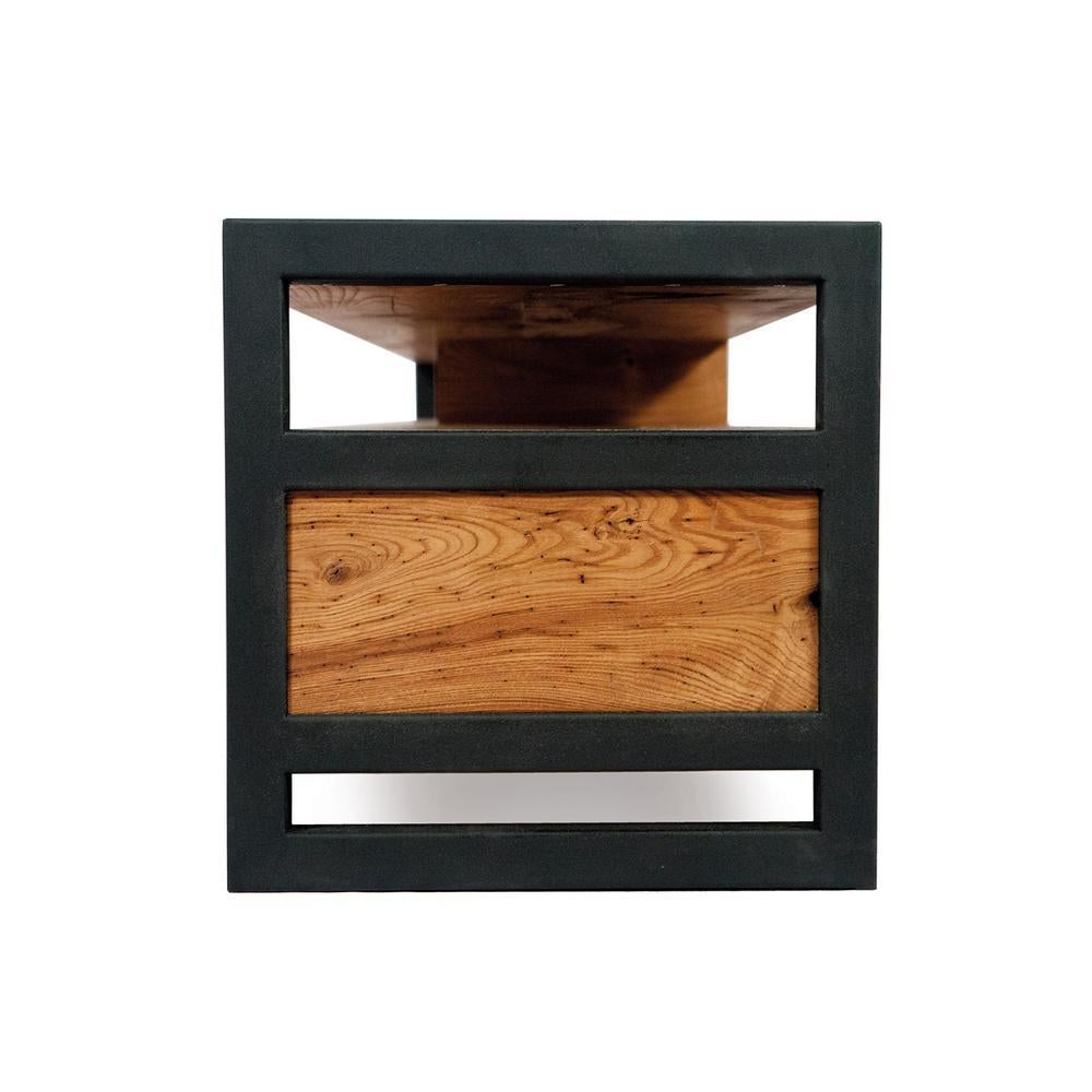 Minimaliste Meuble TV industriel Neo, Oak Oak en vente