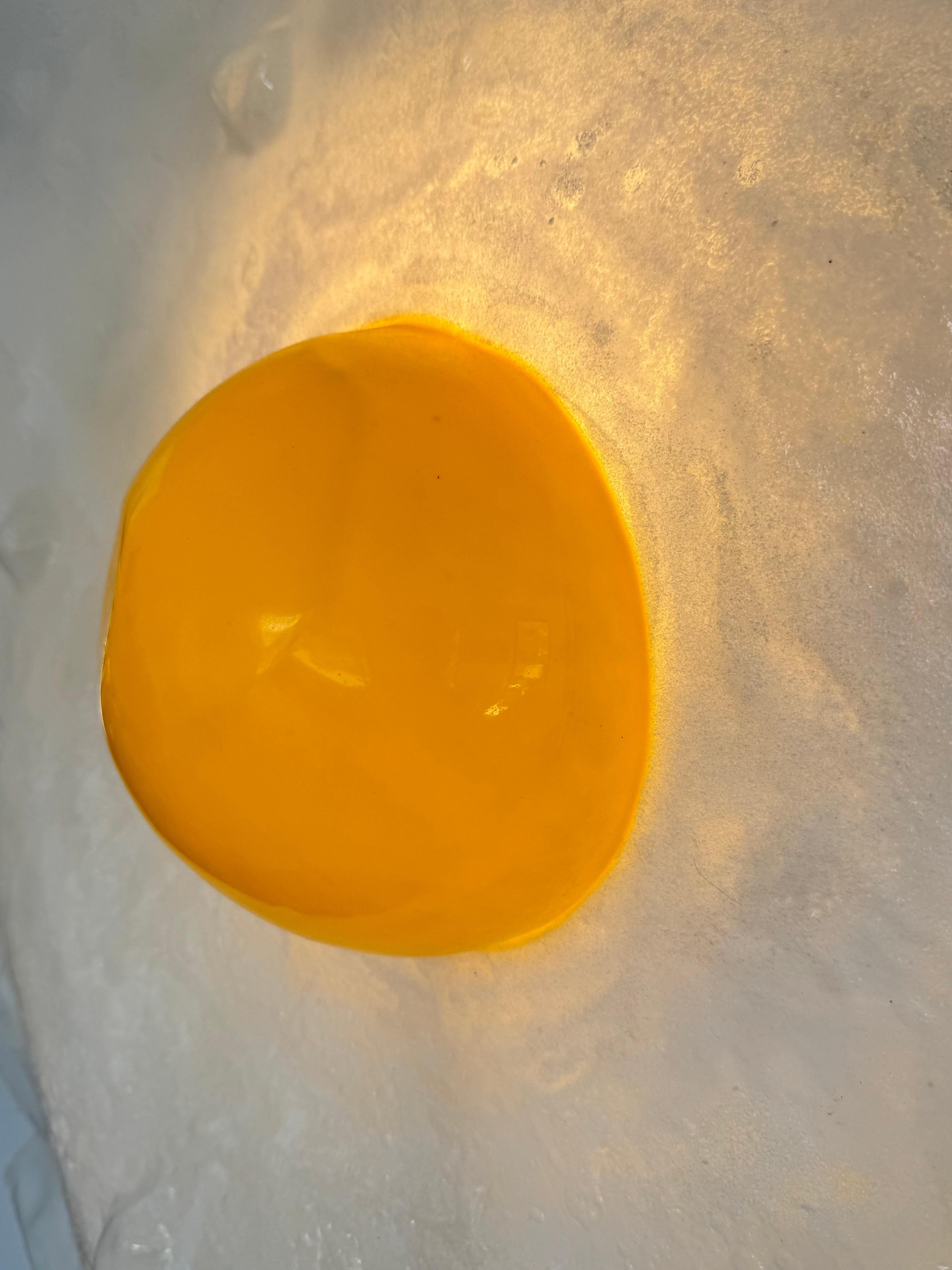 Sculpture lumineuse ou lampadaire Egg de l'artiste français Michel Froment, années 1990 en vente 12