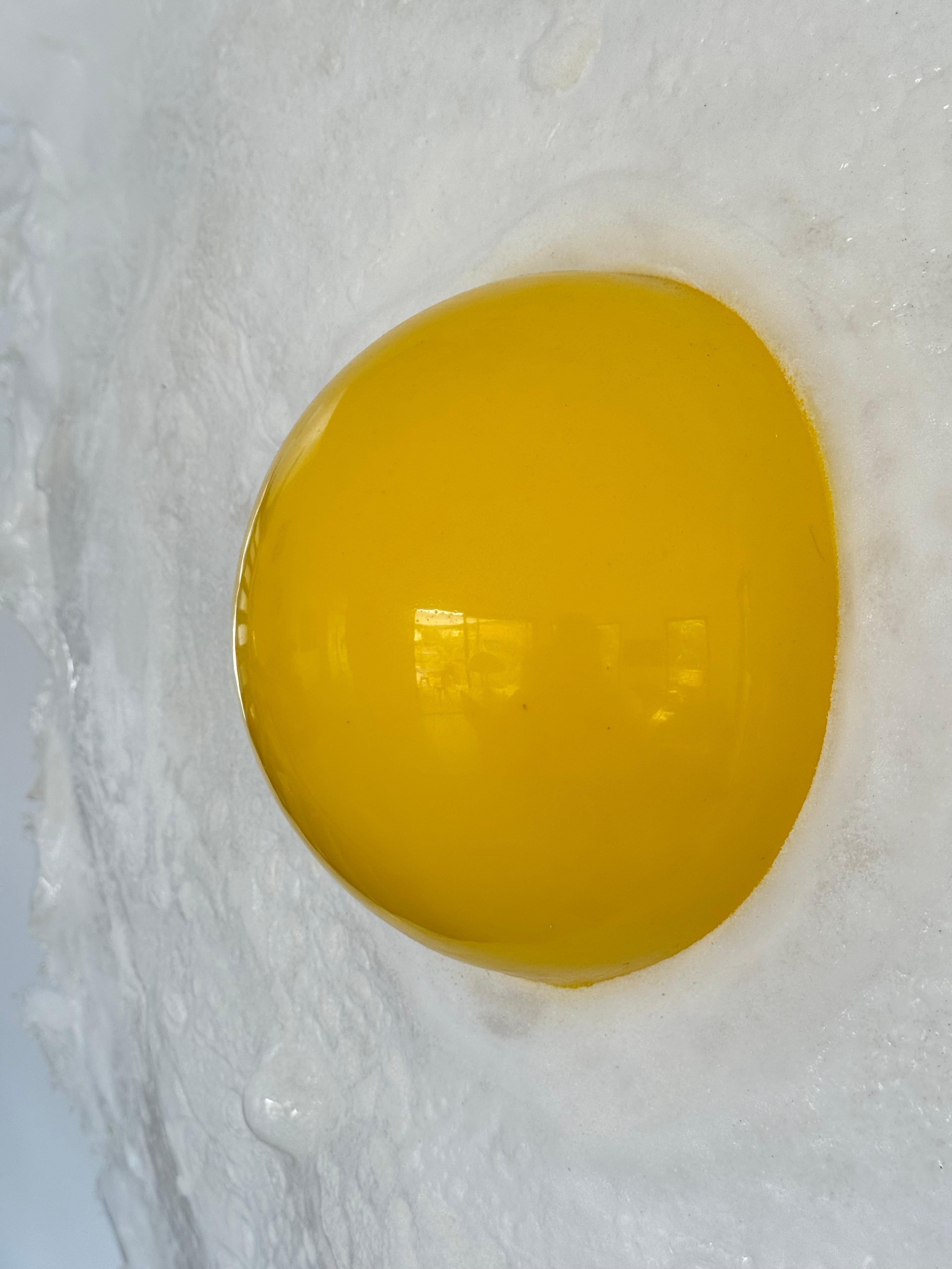Sculpture lumineuse ou lampadaire Egg de l'artiste français Michel Froment, années 1990 en vente 1