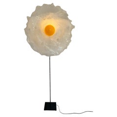 Neo-pop light sculpture or Floor Lamp Egg, French artist Michel Froment c.1990's