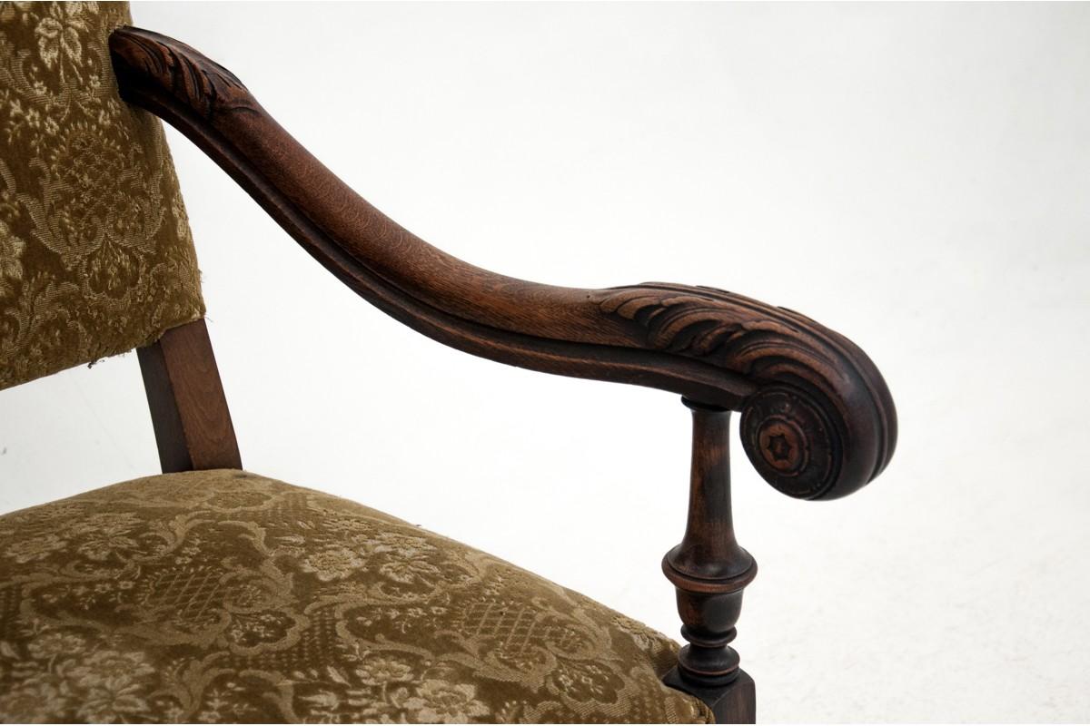 Antiker Sessel im Stil der Neorenaissance aus der Zeit um 1910 (Belgisch) im Angebot