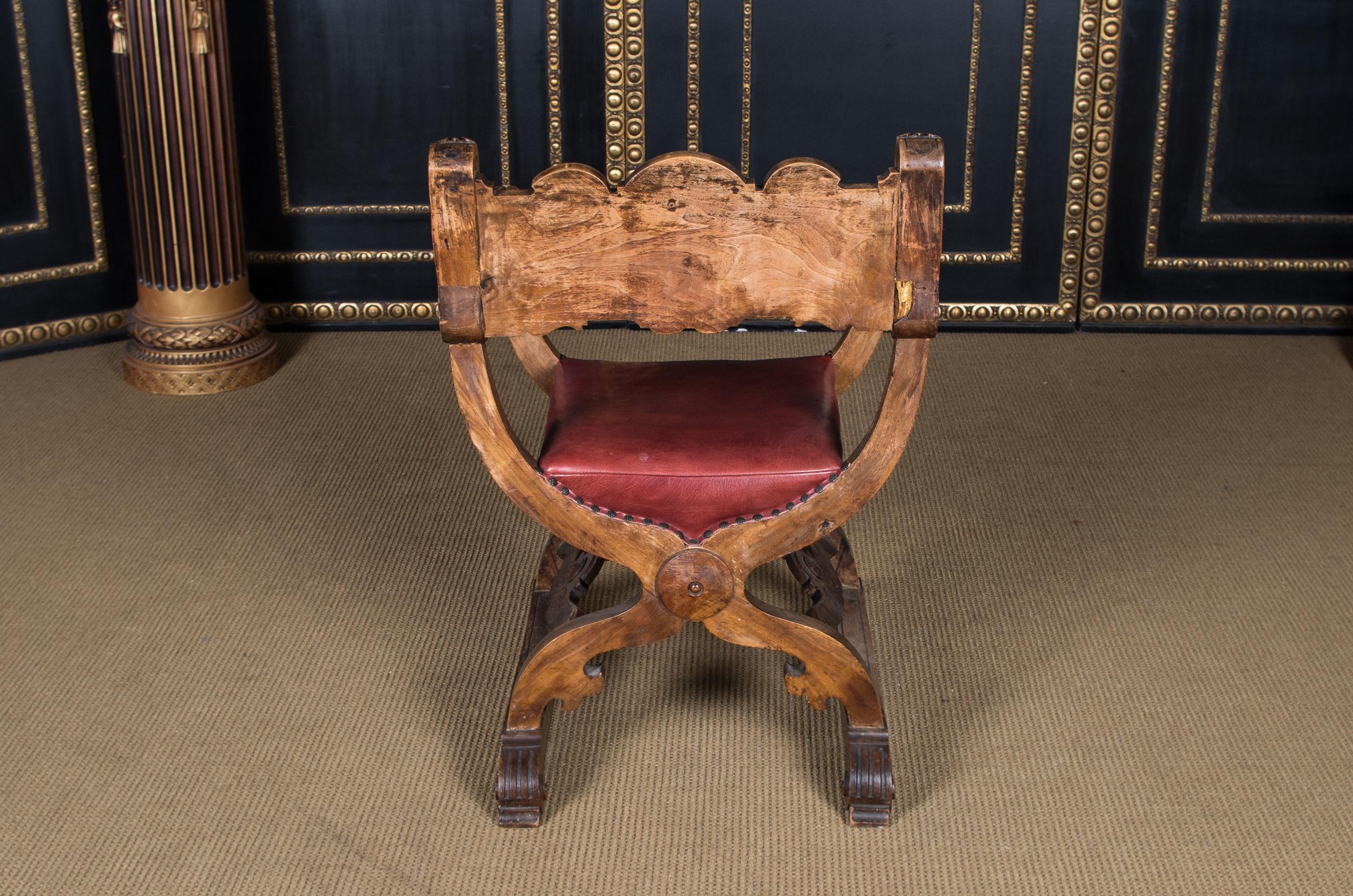 Neo Renaissance Armchair, 19th Century Walnut  German Master Pice 7