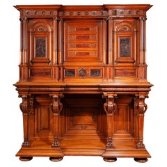 Neo-Renaissance Cabinet by G.F. Quignon, Universal Exhibition of Paris 1889