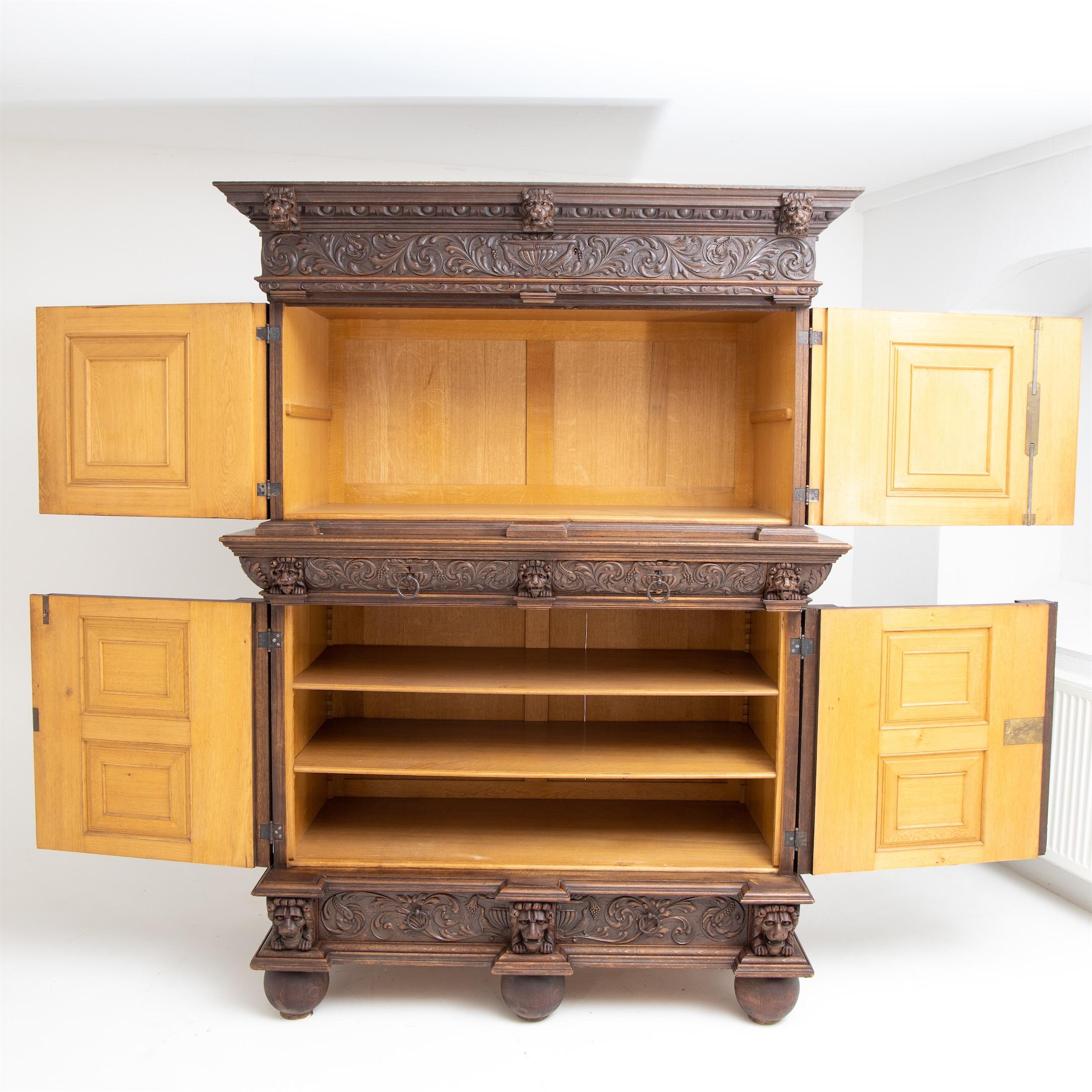 Cabinet néo-renaissance, fin du 19e siècle en vente 4