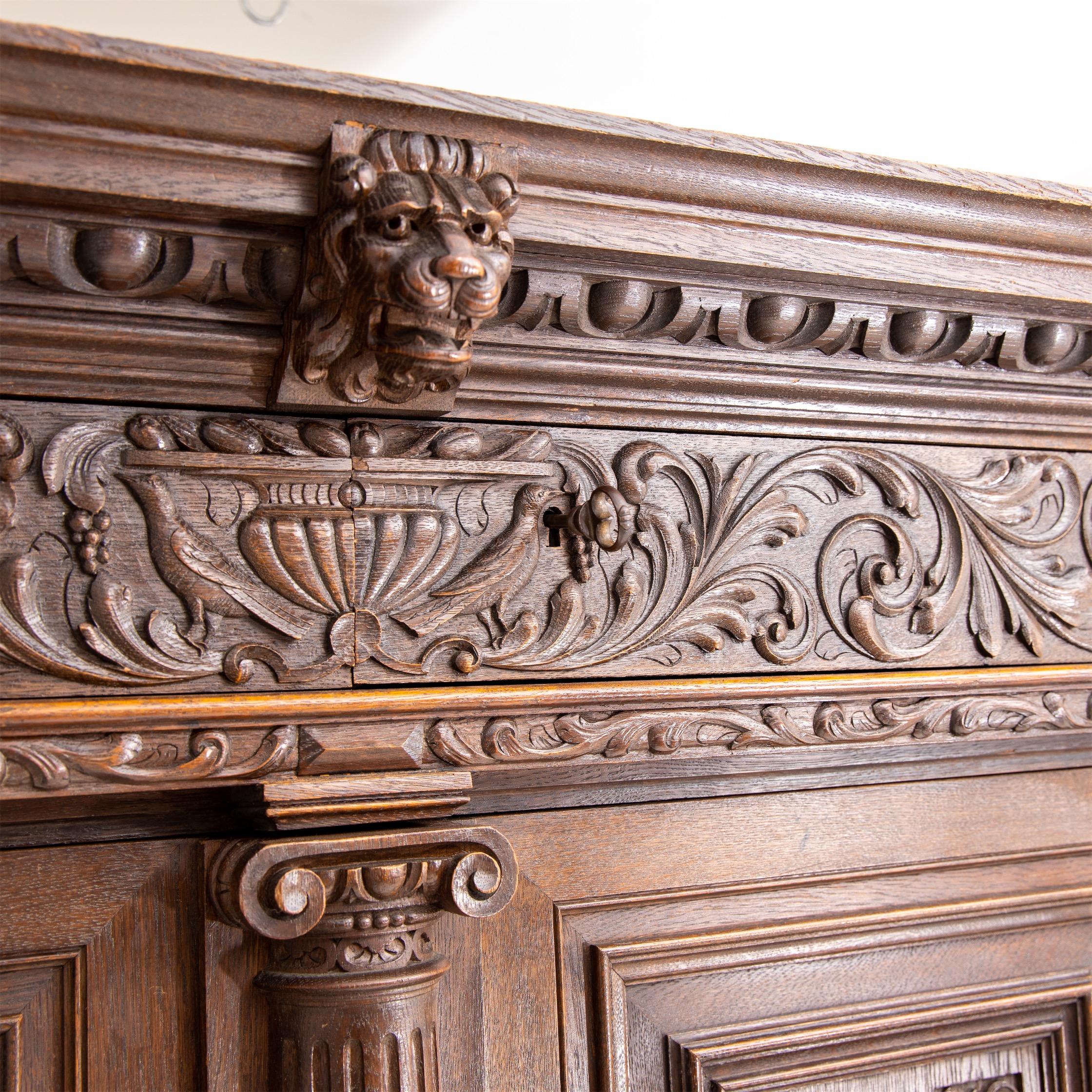 Neo-Renaissance Cabinet, Late 19th Century For Sale 6