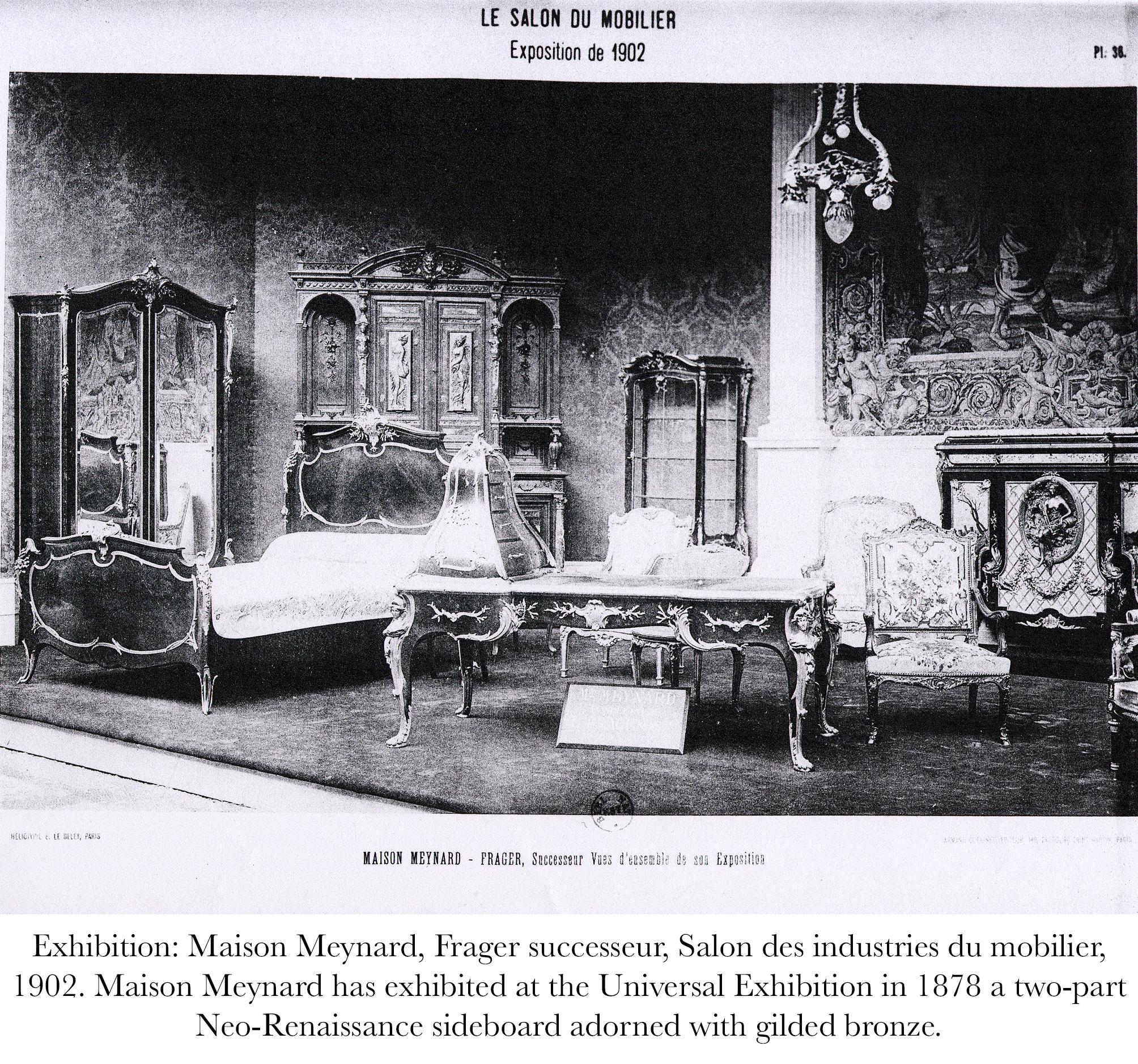 Neo-Renaissance Dining Room Set Att. to Barbedienne, Meynard & Sevin, circa 1890 For Sale 12