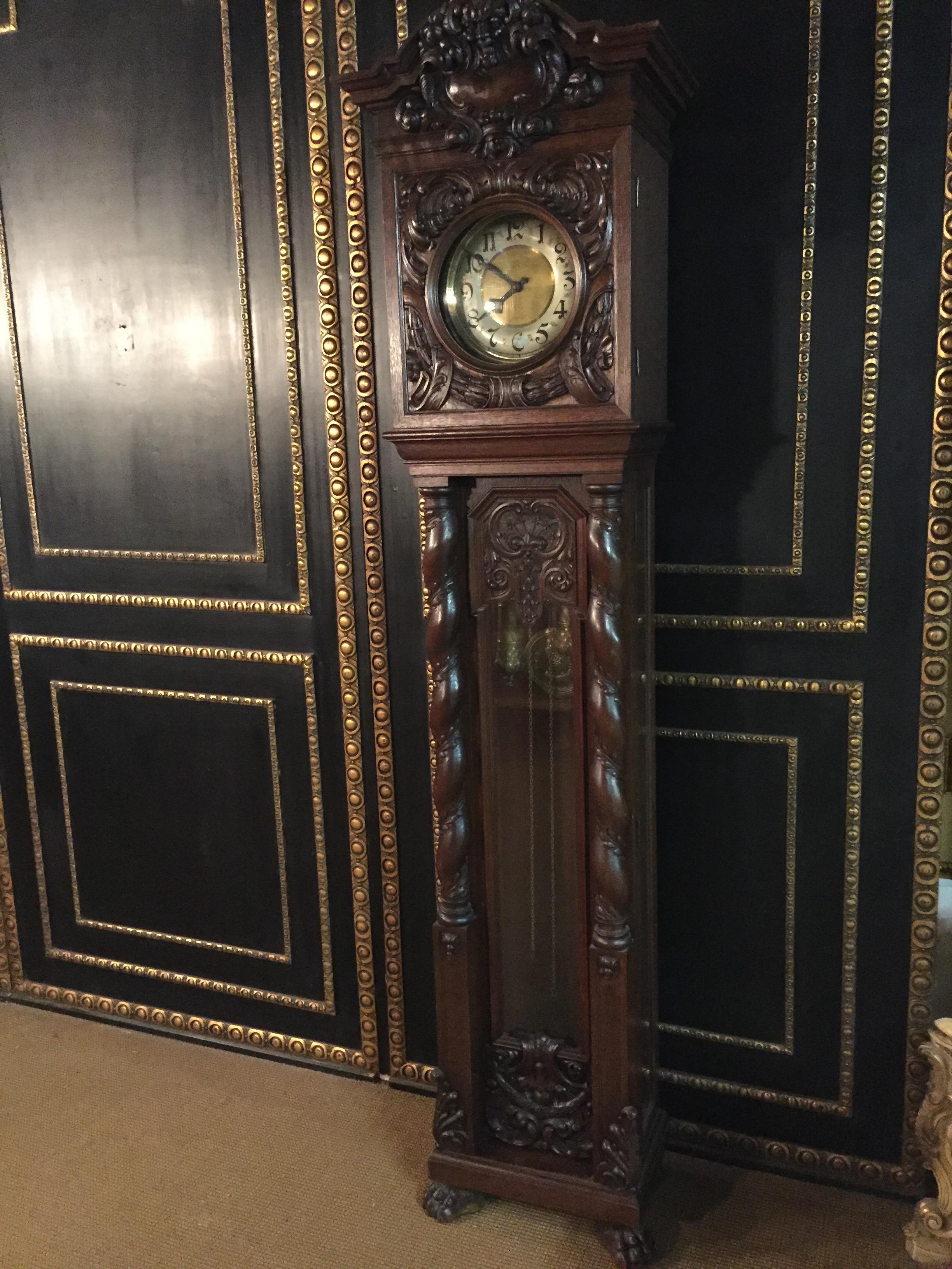 twisted grandfather clock
