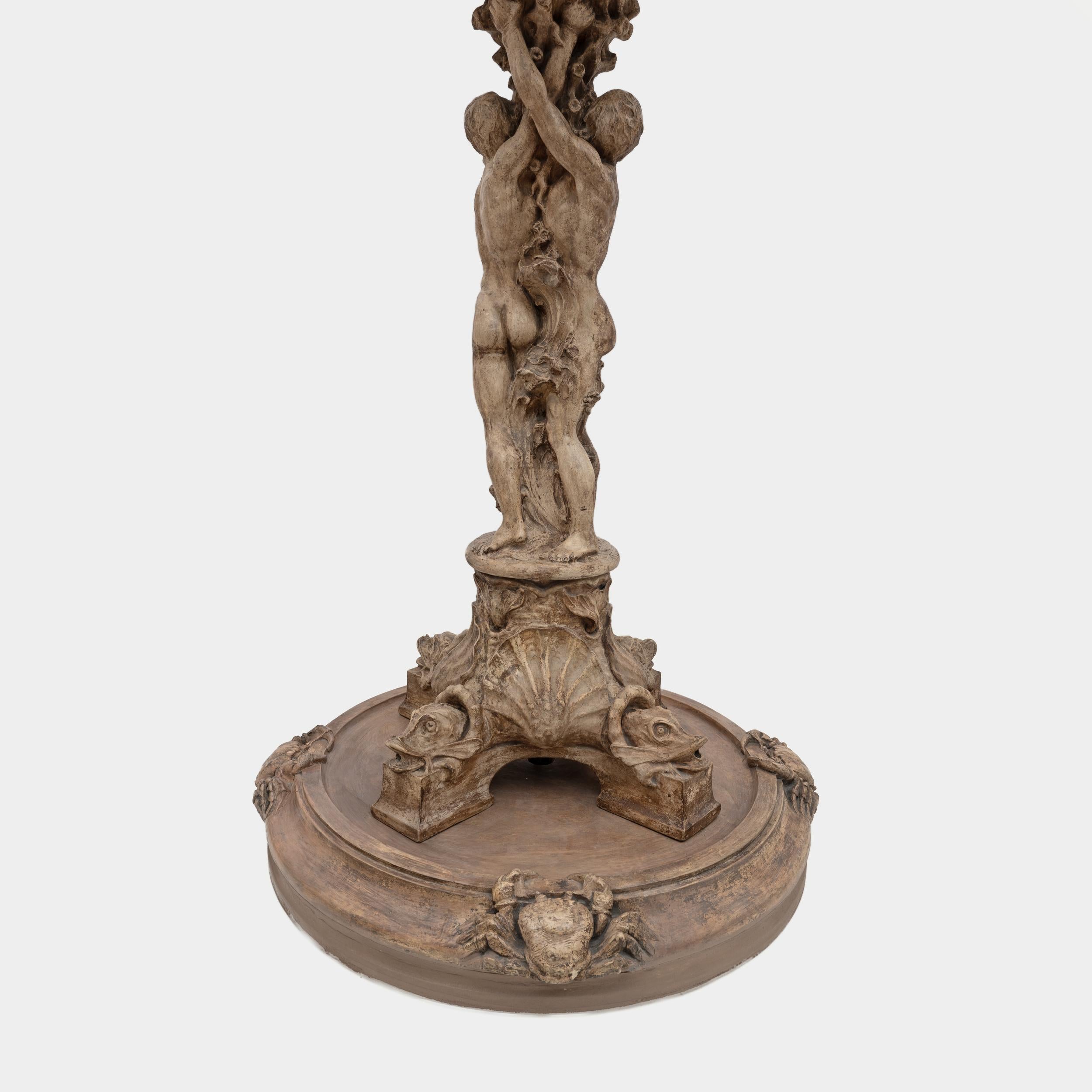 Fontana neorinascimentale italiana in terracotta. Toscana, inizio XIX secolo in vendita 5