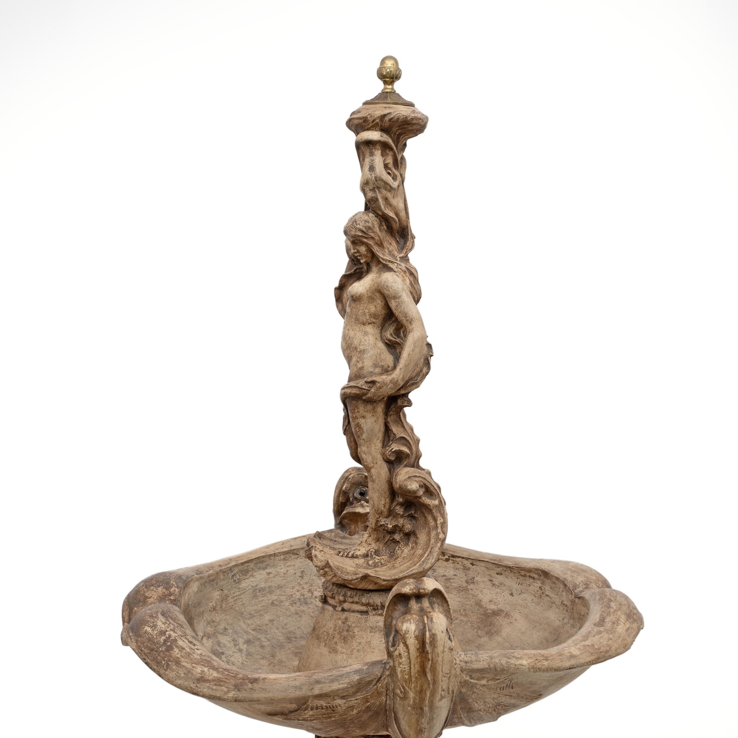 Fontana neorinascimentale italiana in terracotta. Toscana, inizio XIX secolo in vendita 10