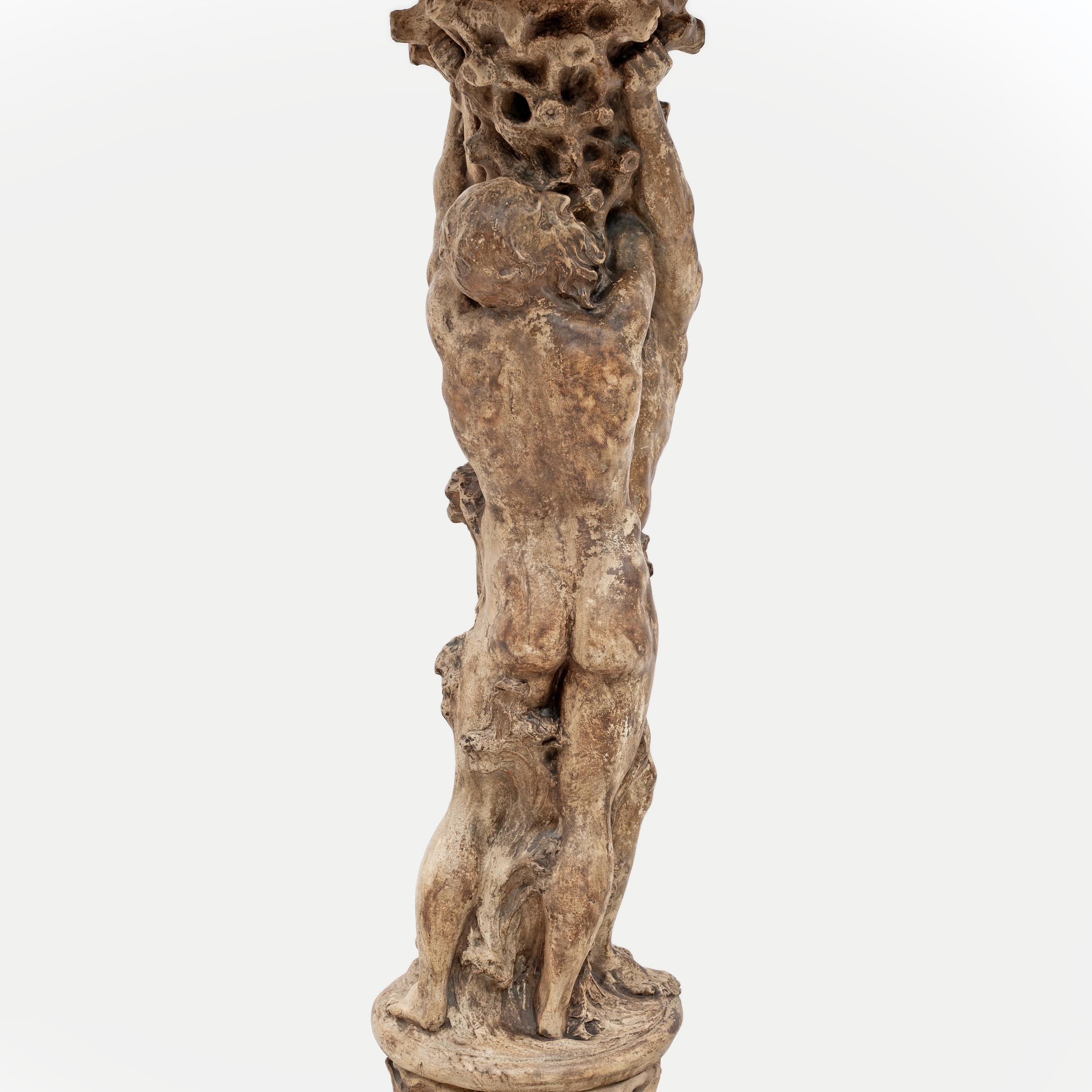 Fontana neorinascimentale italiana in terracotta. Toscana, inizio XIX secolo in vendita 11